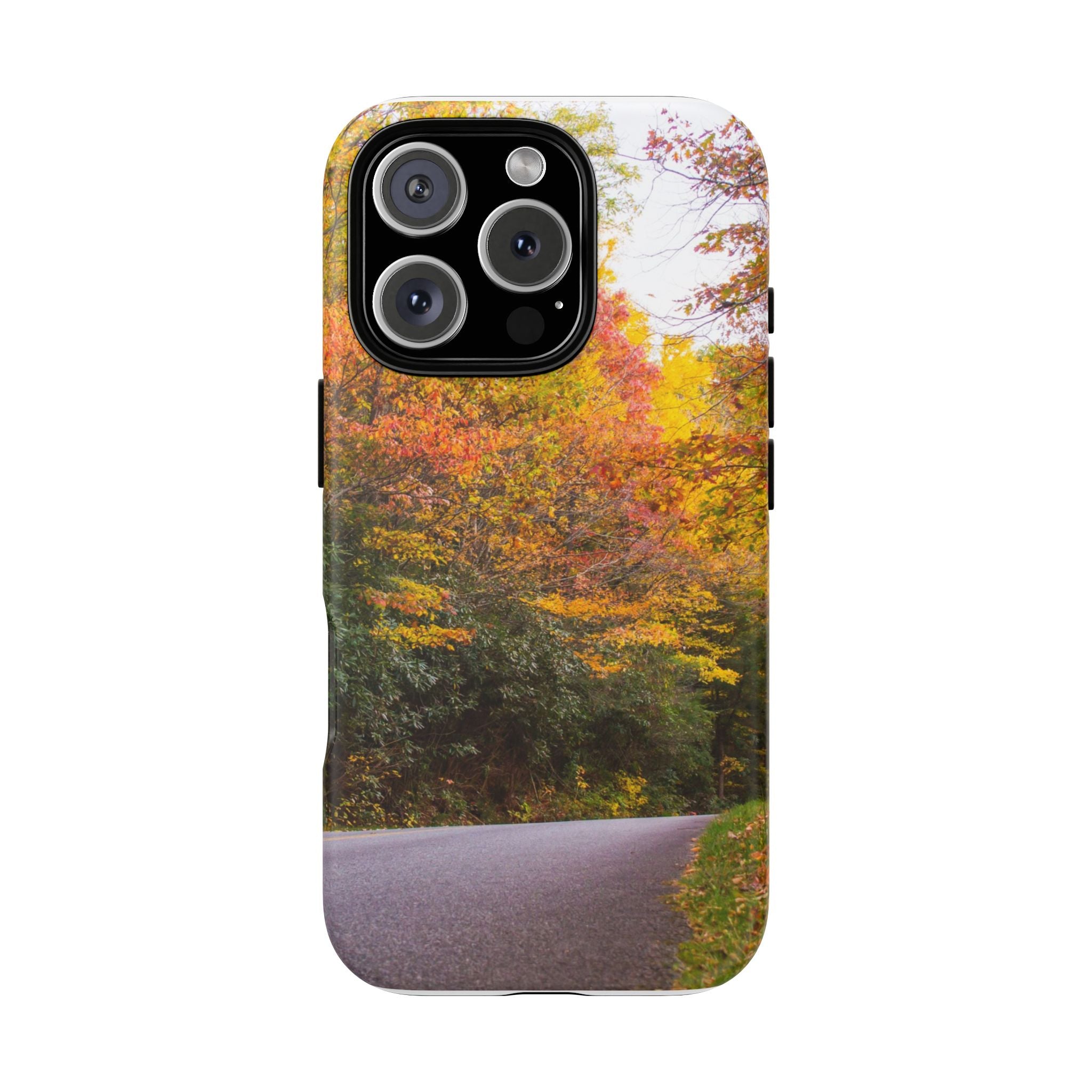 Fall Landscape Phone Case, Autumn iPhone Cover, Unique Tough Cases, Nature Lover Gift, Seasonal Phone Accessory, Eco-Friendly Design