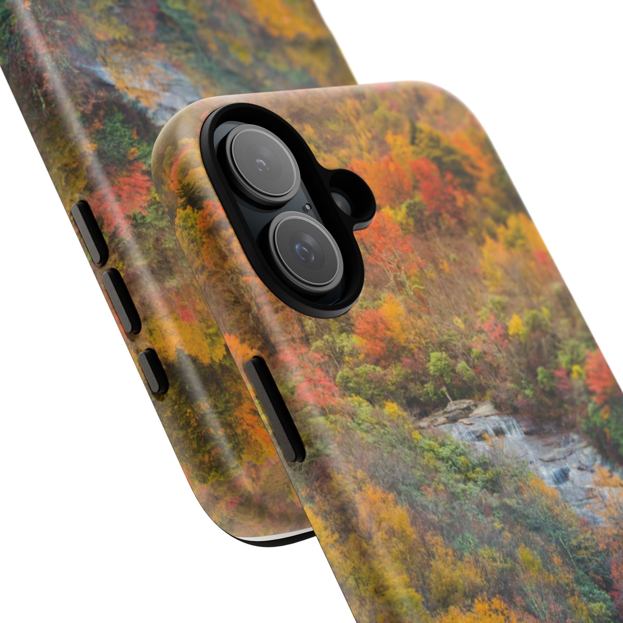 Nature-Inspired Phone Case, Tough Cases, Fall Landscape Design, Eco-Friendly, Protective Cover, Gifts for Nature Lovers