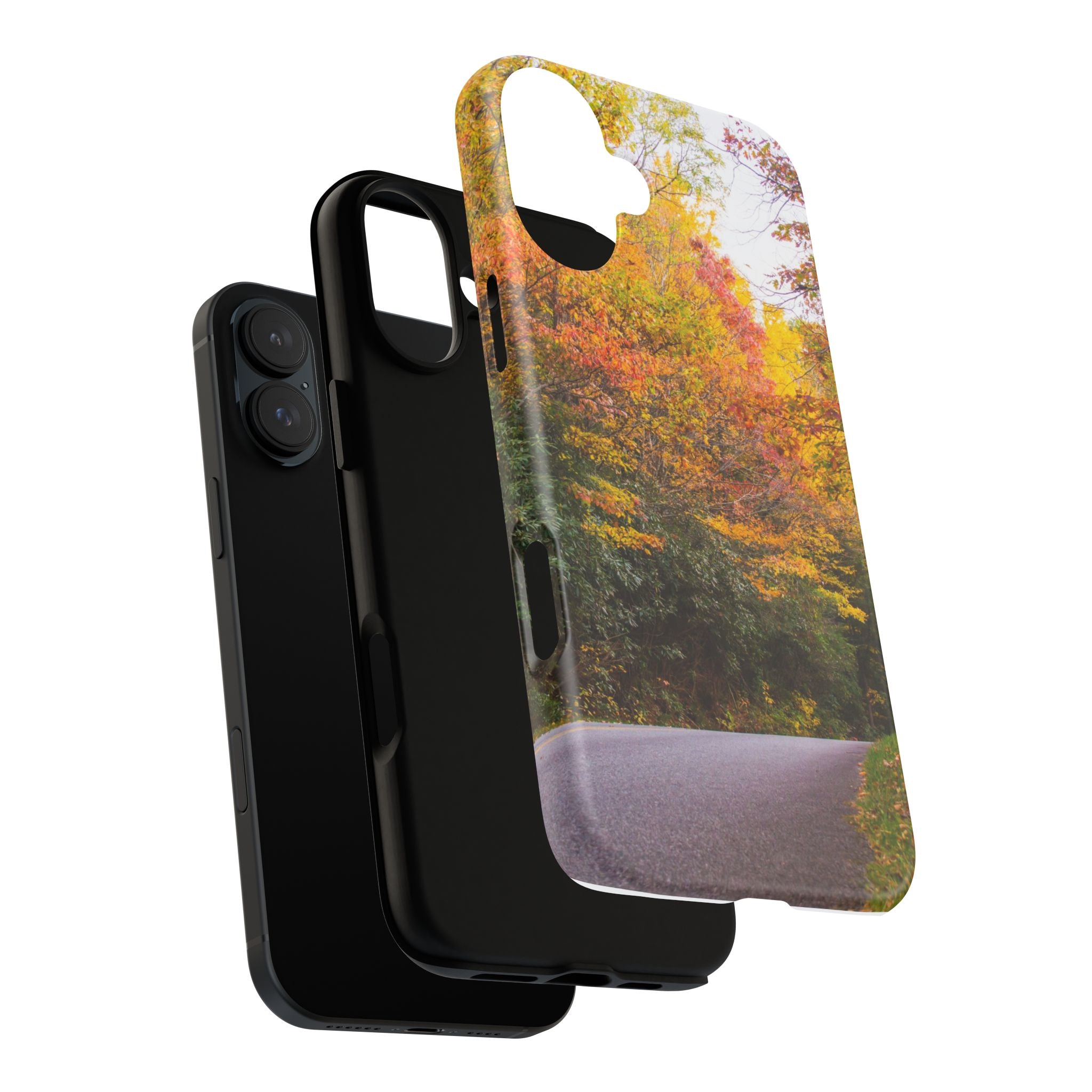 Fall Landscape Phone Case, Autumn iPhone Cover, Unique Tough Cases, Nature Lover Gift, Seasonal Phone Accessory, Eco-Friendly Design