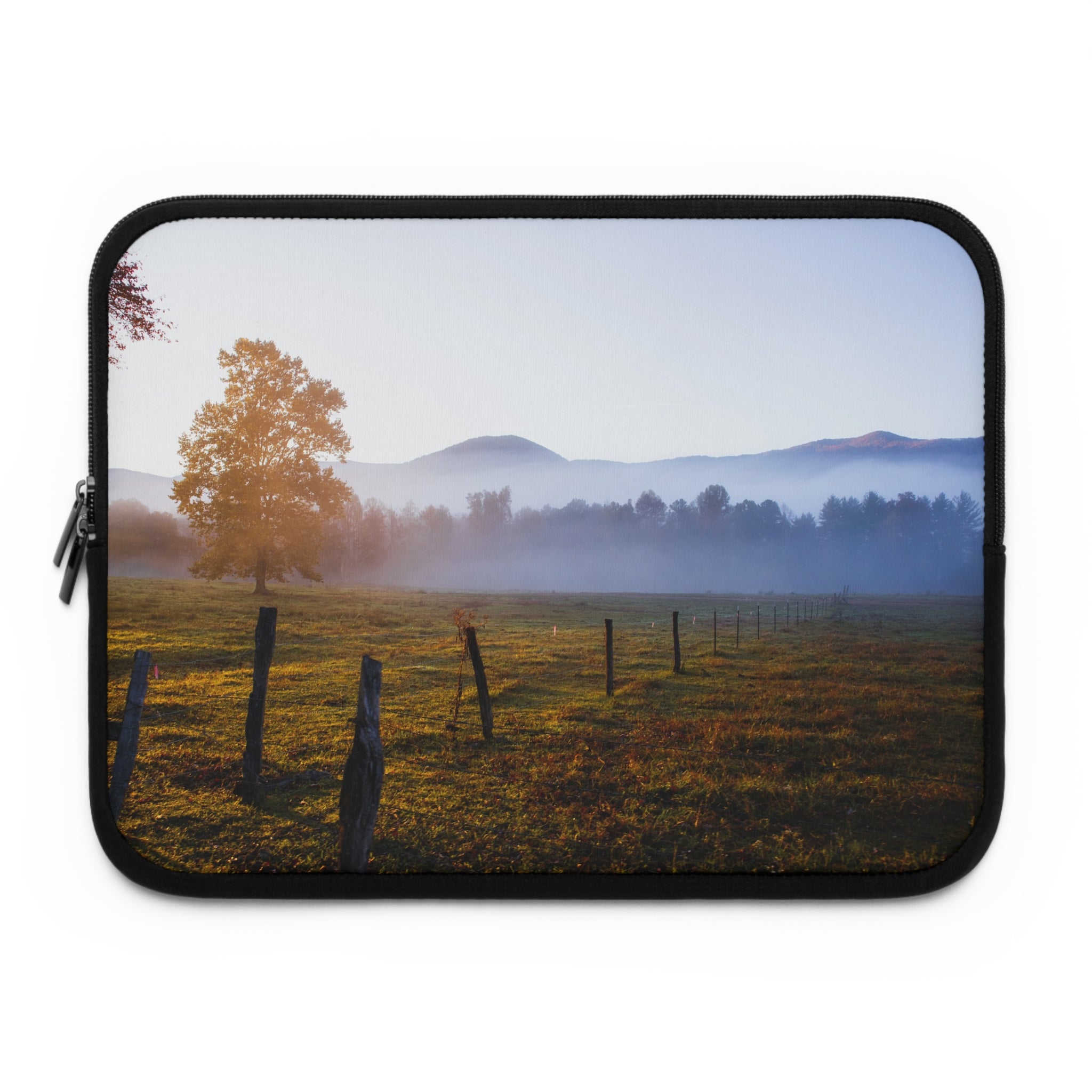 Serene Landscape Laptop Sleeve | Eco-friendly Tech Case, Nature Lover Gift, Back to School, Travel Companion, Stylish Protection