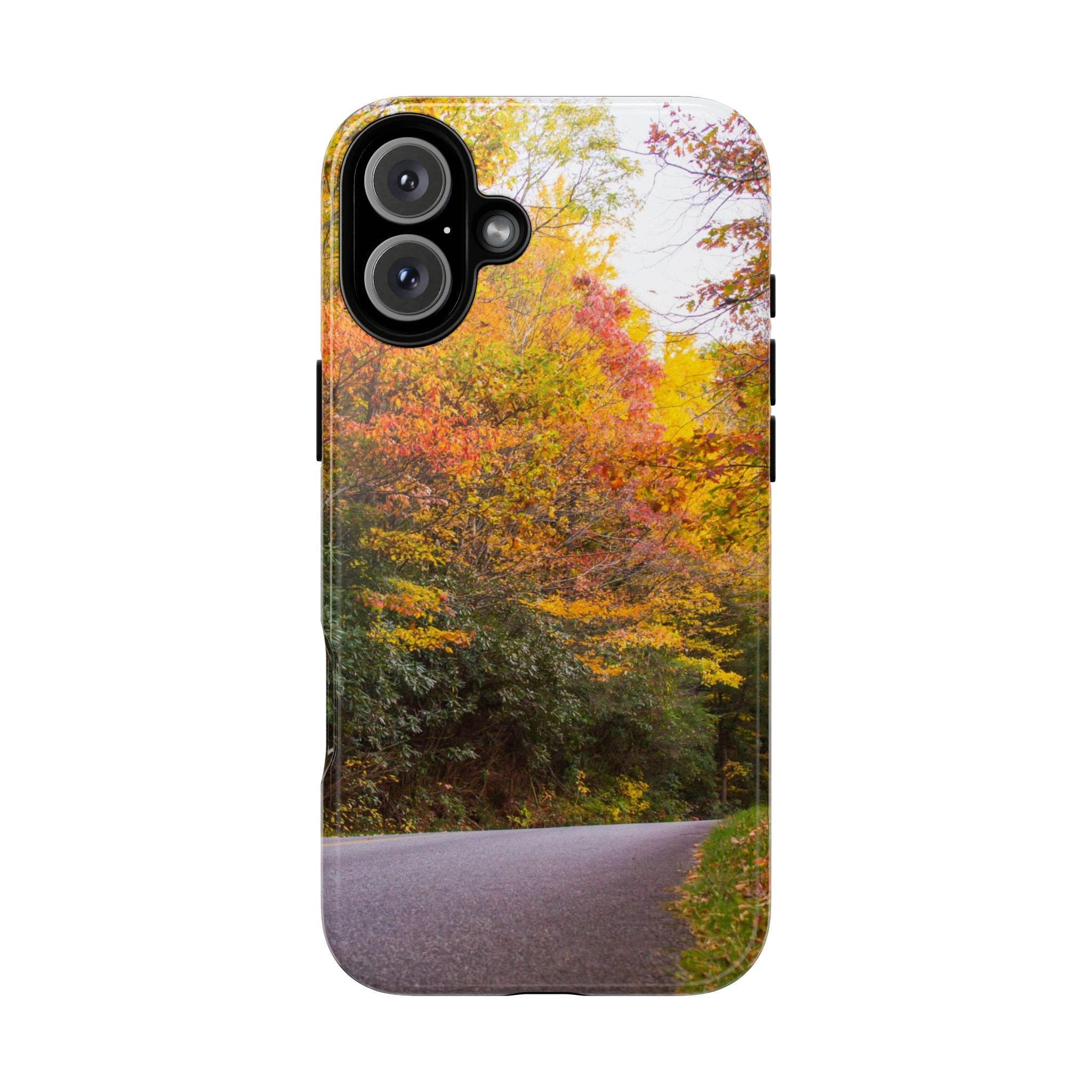 Fall Landscape Phone Case, Autumn iPhone Cover, Unique Tough Cases, Nature Lover Gift, Seasonal Phone Accessory, Eco-Friendly Design