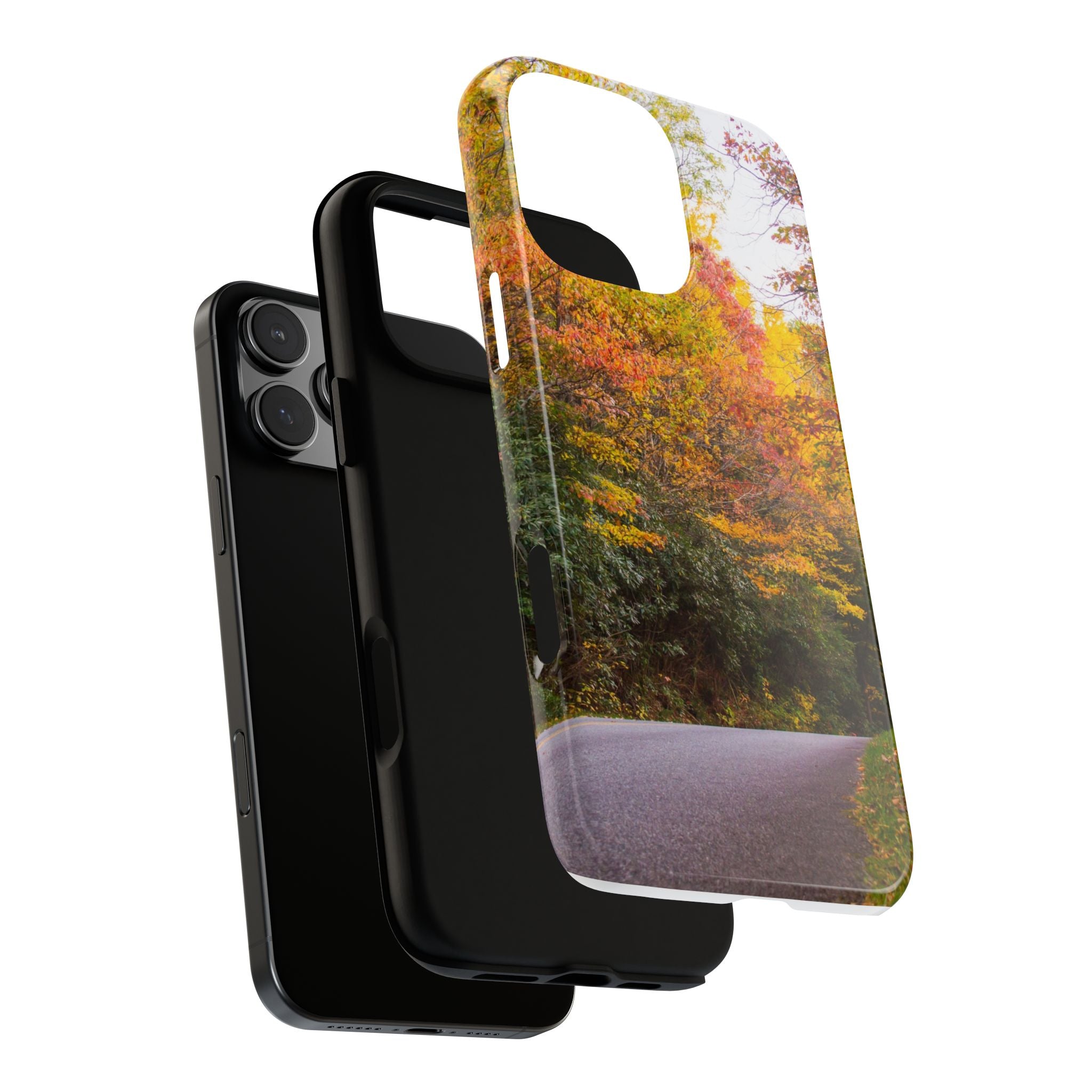 Fall Landscape Phone Case, Autumn iPhone Cover, Unique Tough Cases, Nature Lover Gift, Seasonal Phone Accessory, Eco-Friendly Design