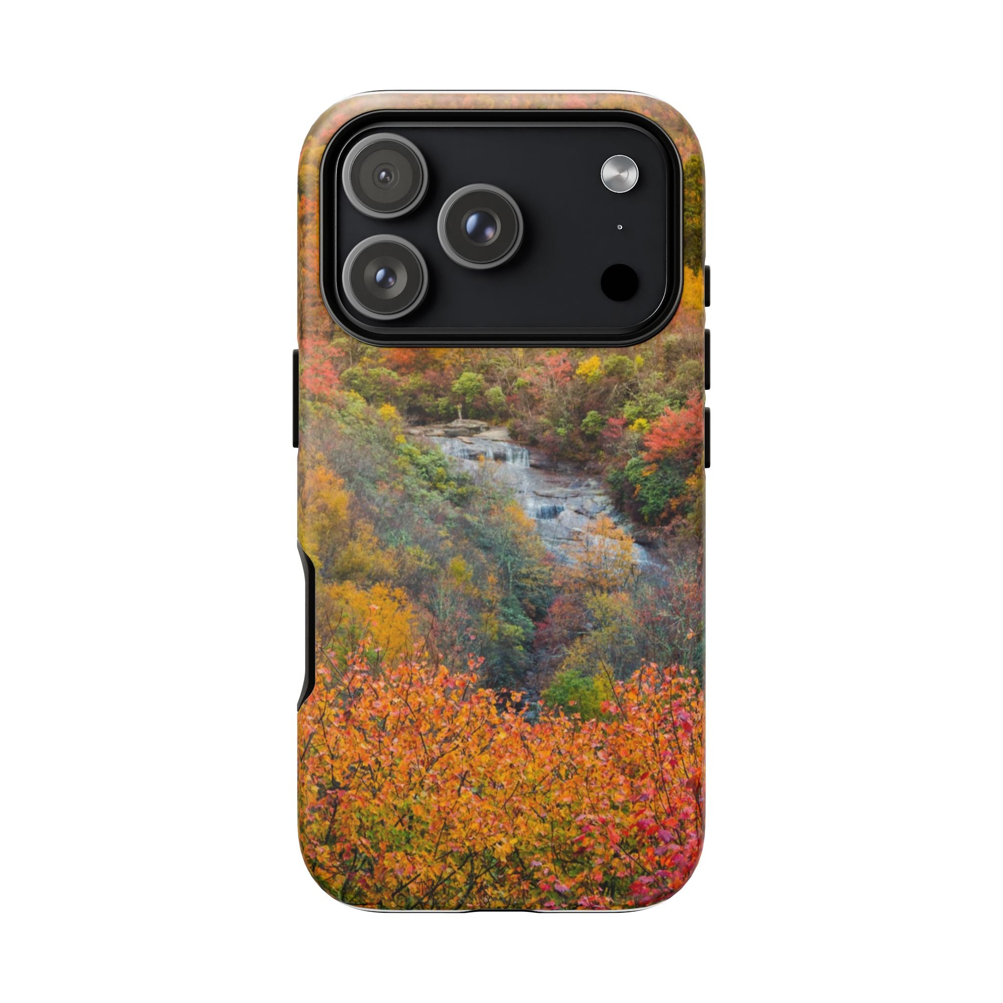 Nature-Inspired Phone Case, Tough Cases, Fall Landscape Design, Eco-Friendly, Protective Cover, Gifts for Nature Lovers