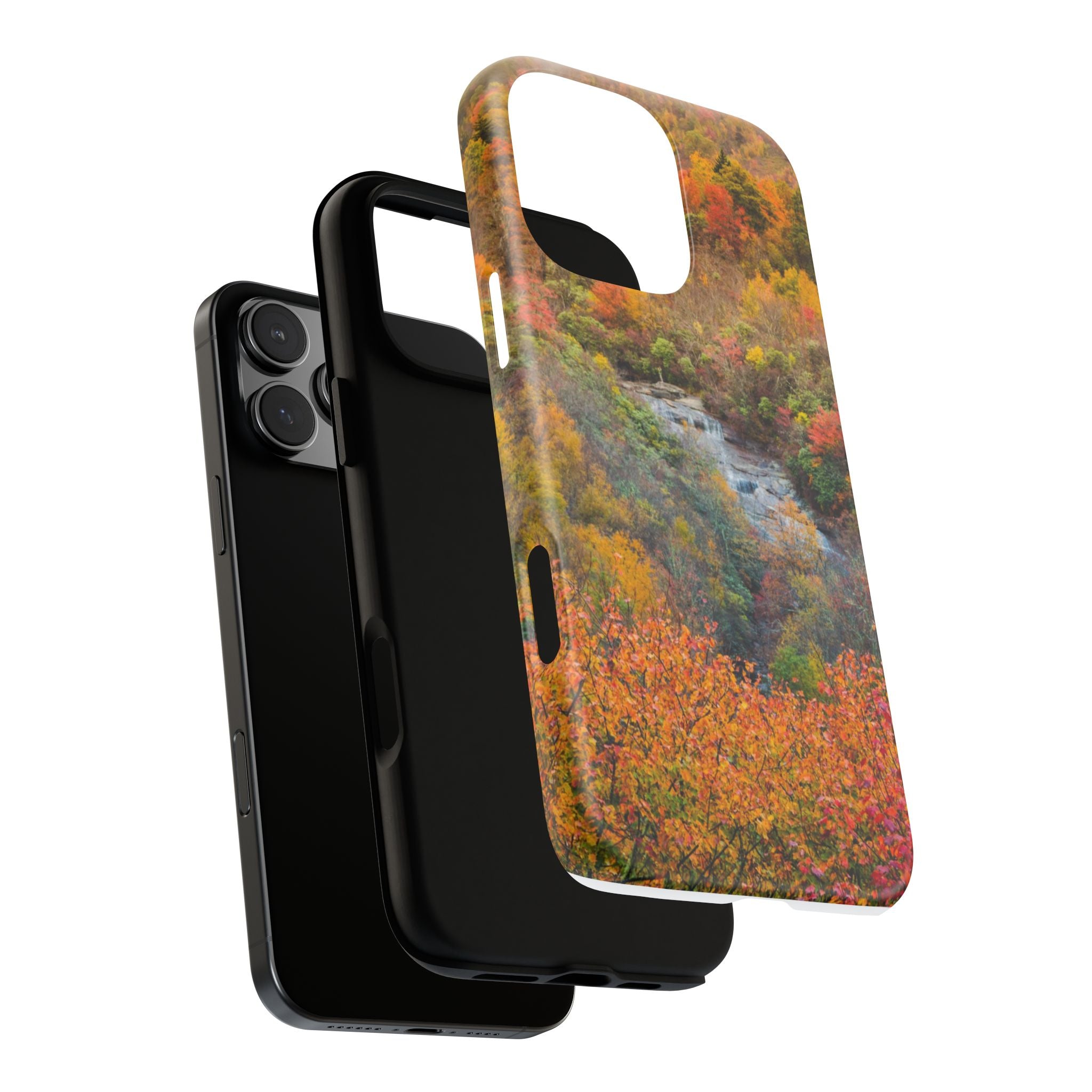 Nature-Inspired Phone Case, Tough Cases, Fall Landscape Design, Eco-Friendly, Protective Cover, Gifts for Nature Lovers