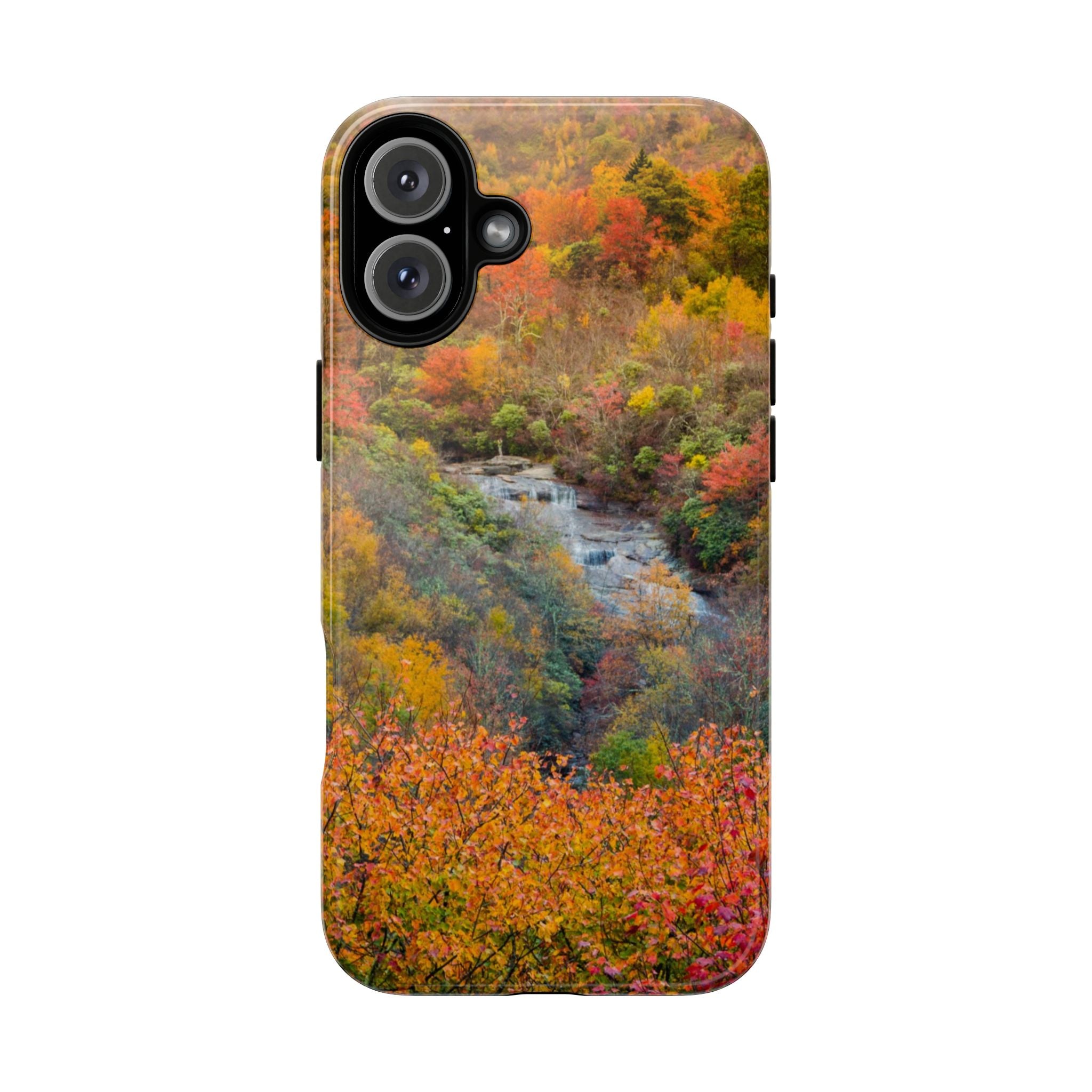 Nature-Inspired Phone Case, Tough Cases, Fall Landscape Design, Eco-Friendly, Protective Cover, Gifts for Nature Lovers