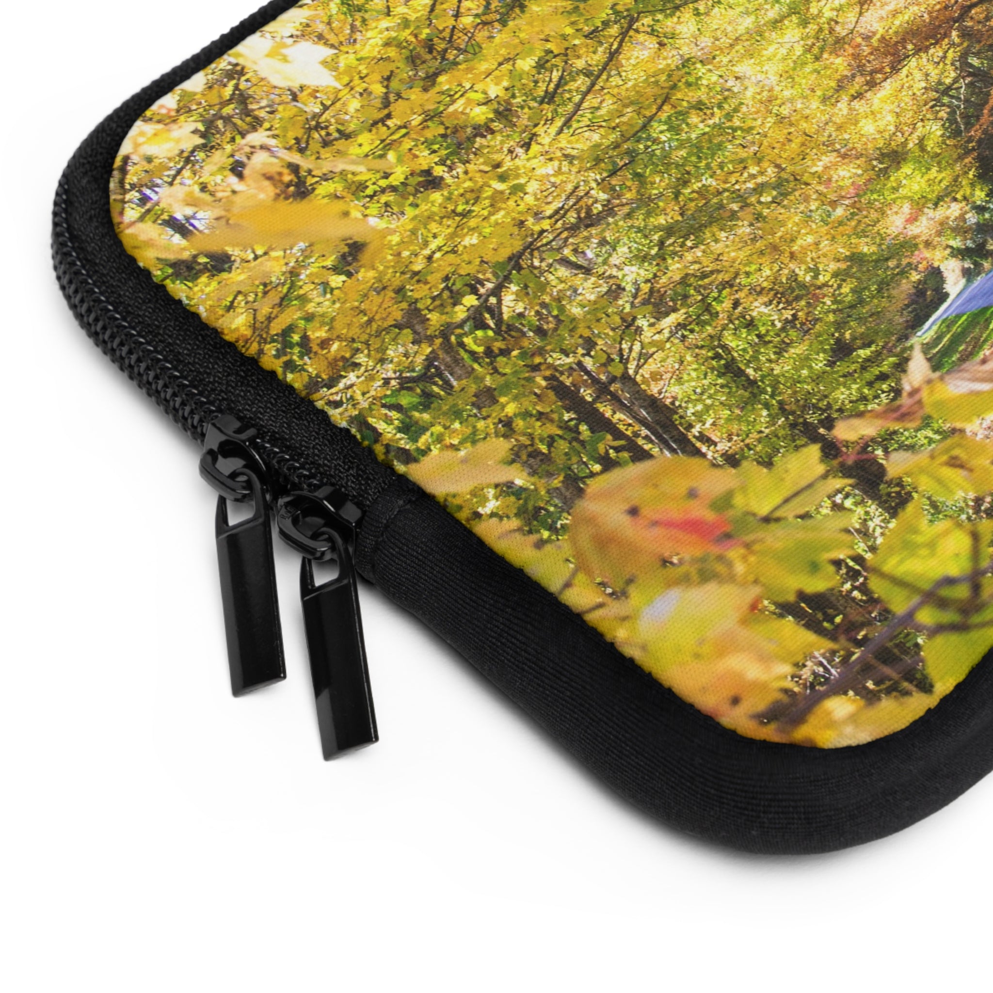 Autumn Landscape Laptop Sleeve, Fall Laptop Case, Nature Lover's Gift, Cozy Office Supplies, Seasonal Tech Accessory