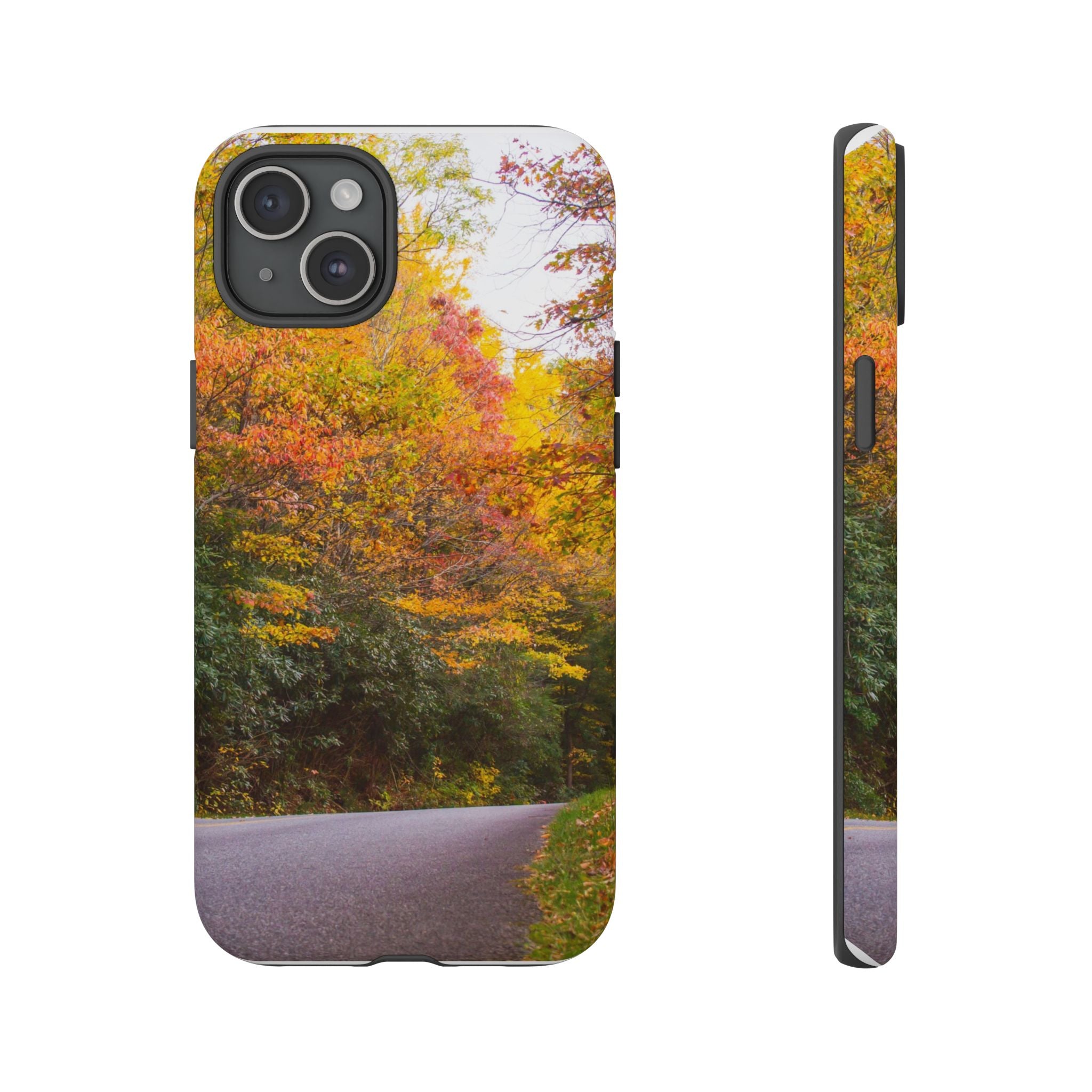 Fall Landscape Phone Case, Autumn iPhone Cover, Unique Tough Cases, Nature Lover Gift, Seasonal Phone Accessory, Eco-Friendly Design