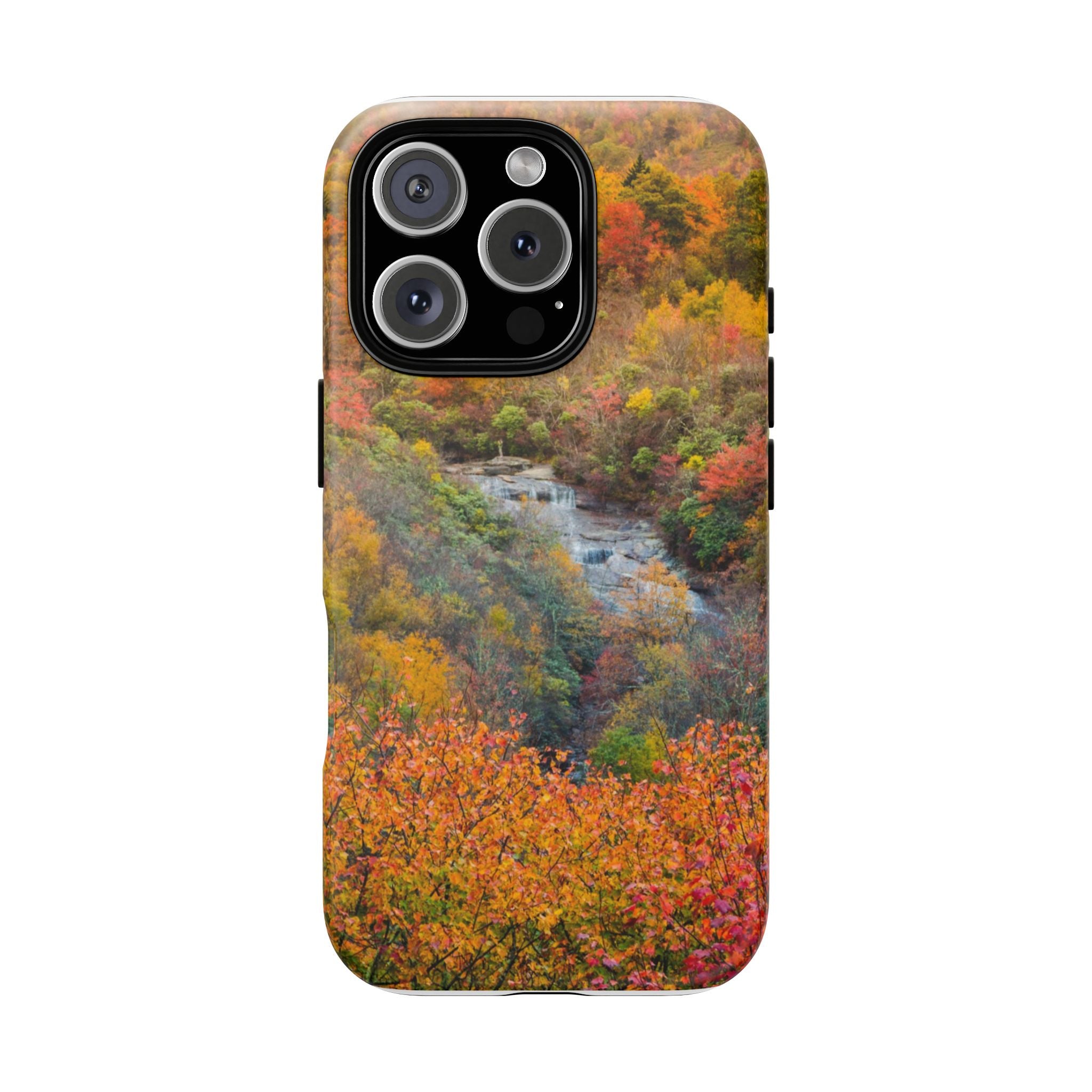 Nature-Inspired Phone Case, Tough Cases, Fall Landscape Design, Eco-Friendly, Protective Cover, Gifts for Nature Lovers