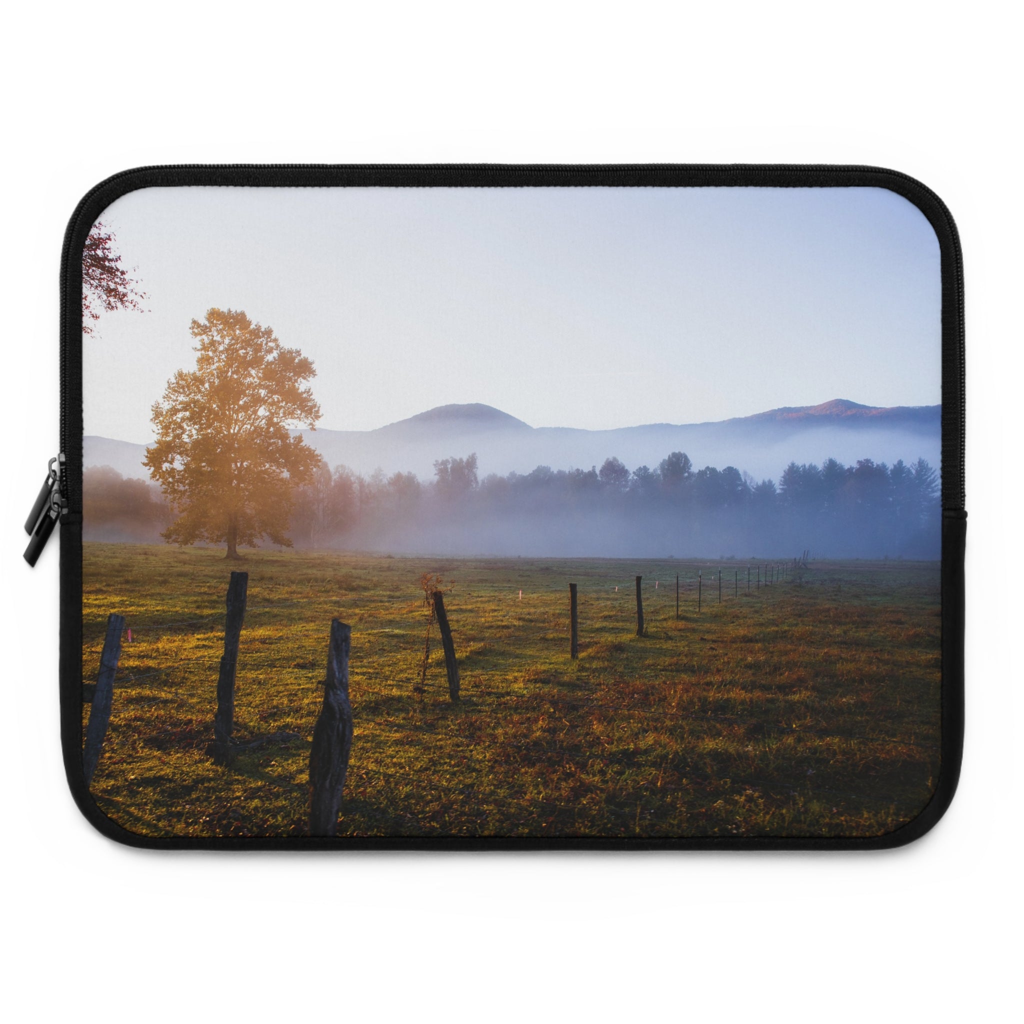 Serene Landscape Laptop Sleeve | Eco-friendly Tech Case, Nature Lover Gift, Back to School, Travel Companion, Stylish Protection