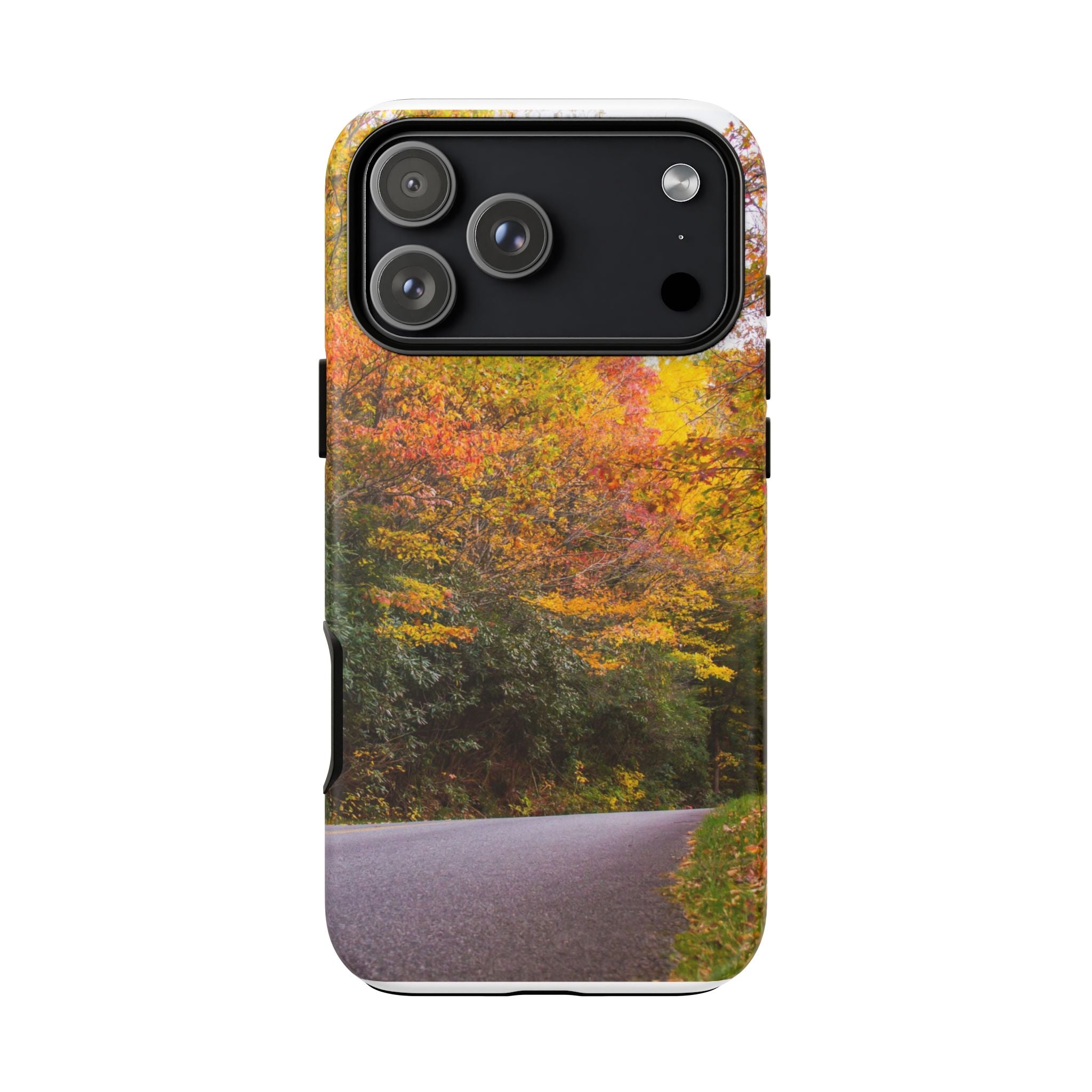 Fall Landscape Phone Case, Autumn iPhone Cover, Unique Tough Cases, Nature Lover Gift, Seasonal Phone Accessory, Eco-Friendly Design