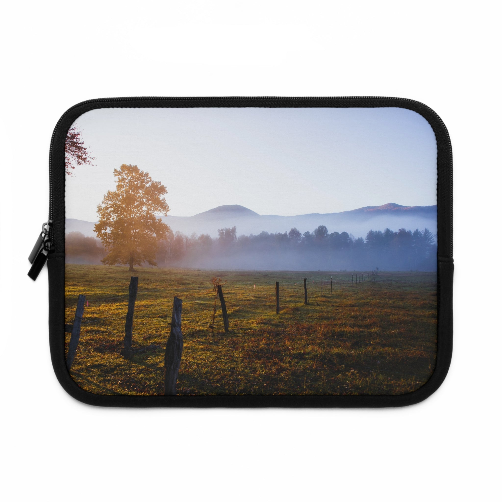 Serene Landscape Laptop Sleeve | Eco-friendly Tech Case, Nature Lover Gift, Back to School, Travel Companion, Stylish Protection