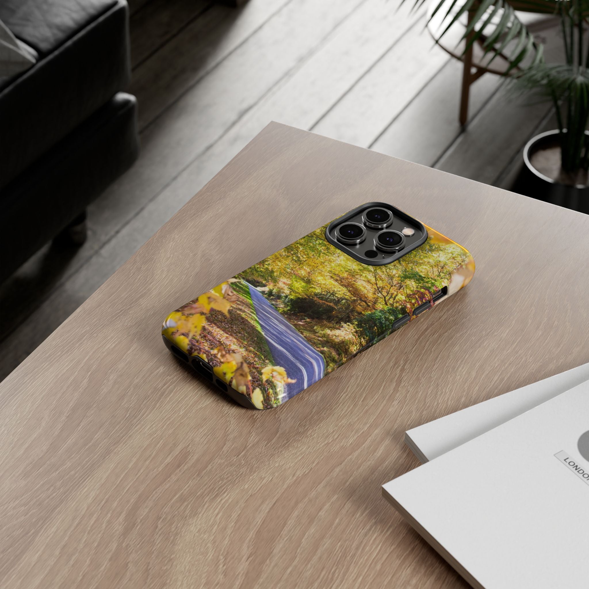 Autumn Landscape Phone Case - Nature Lover Gift, Fall Decor, Eco-Friendly Case, Phone Accessory for Hiking Enthusiasts