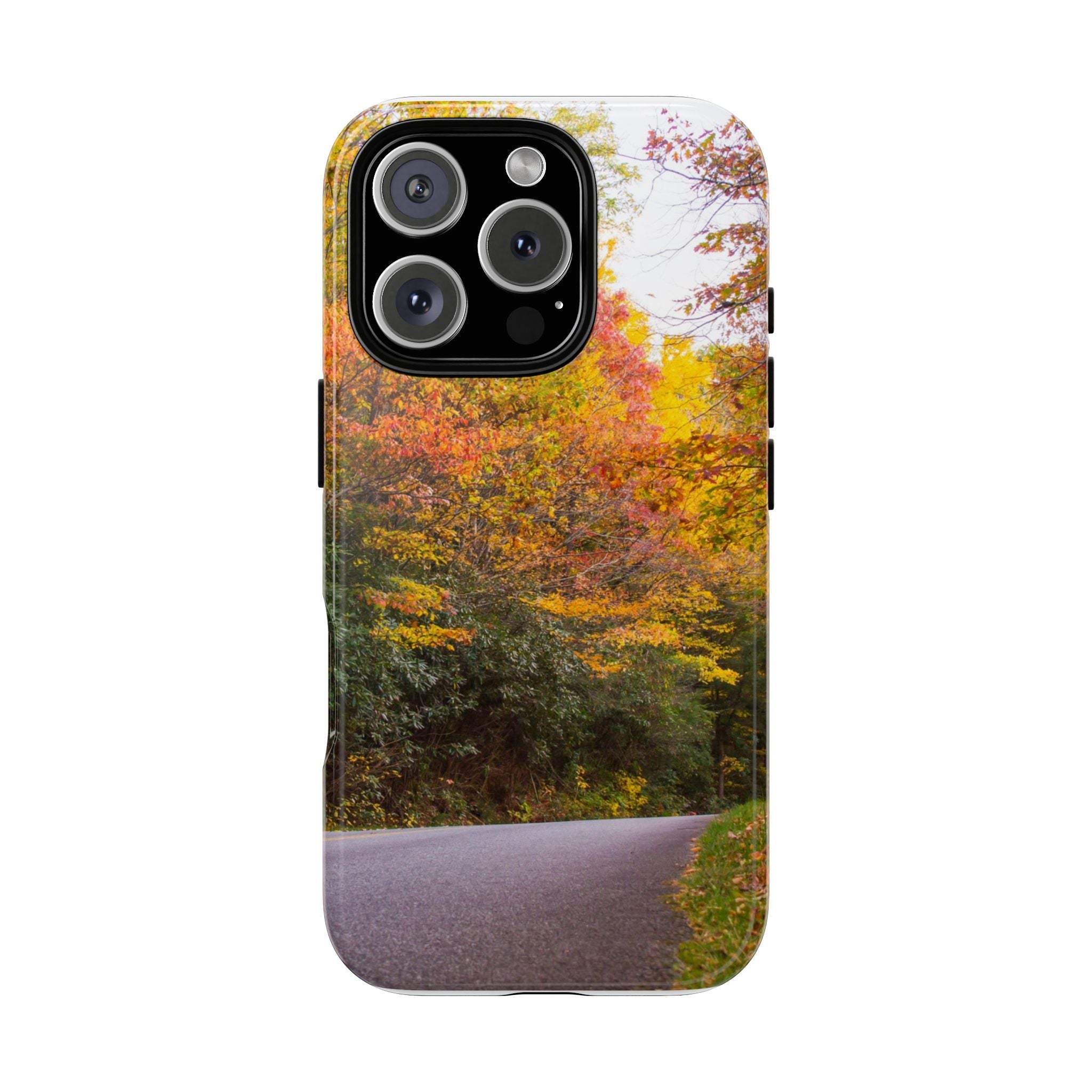 Fall Landscape Phone Case, Autumn iPhone Cover, Unique Tough Cases, Nature Lover Gift, Seasonal Phone Accessory, Eco-Friendly Design