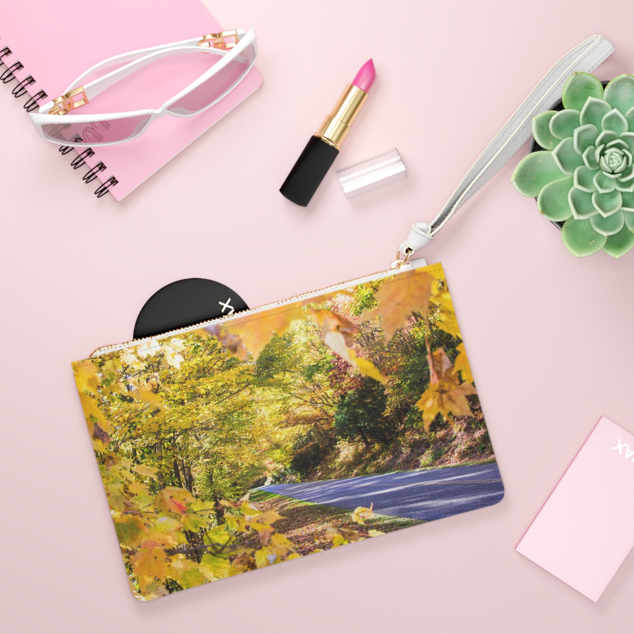 Autumn Leaves Clutch Bag - Perfect for Fall Outings, Travel, Gifts, Eco-Friendly Fashion, or Daily Essentials