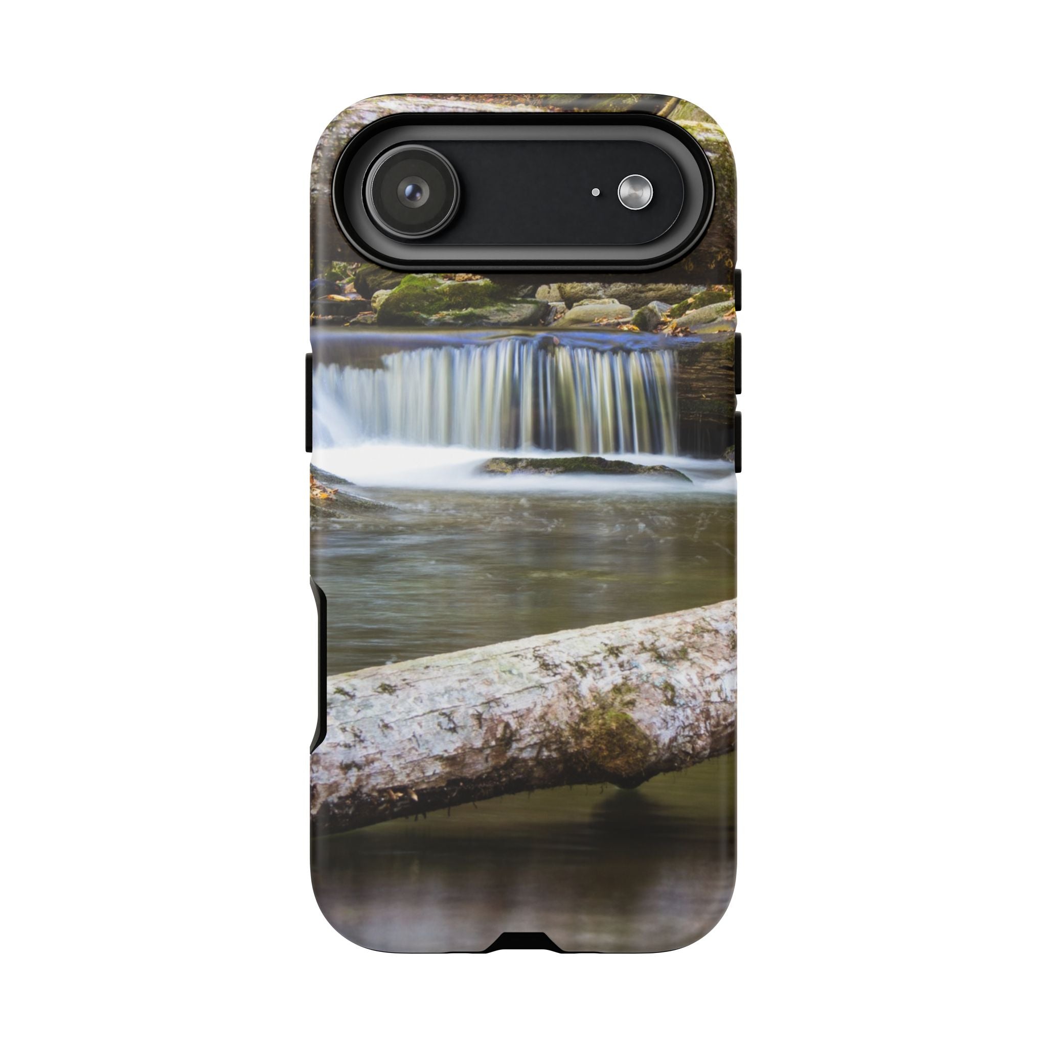 Nature-Inspired Phone Case, Tough Cases with Waterfall Design, Durable Phone Accessory, Outdoor Lover Gift, Nature Photography Case