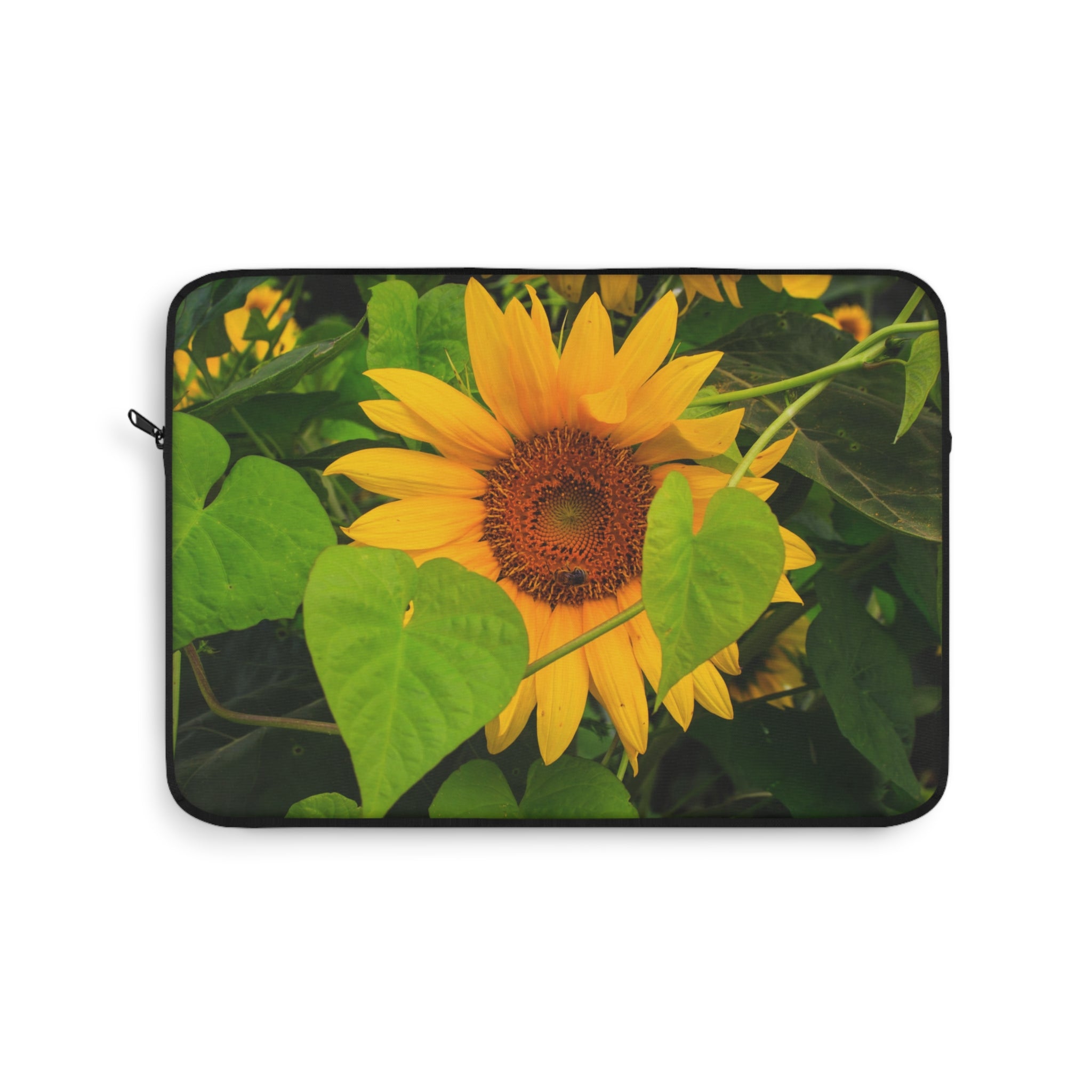 Sunflower Laptop Sleeve - Floral Design, Laptop Case, Computer Sleeve, Flower Tech Accessories, Gift for Students, Nature Lover