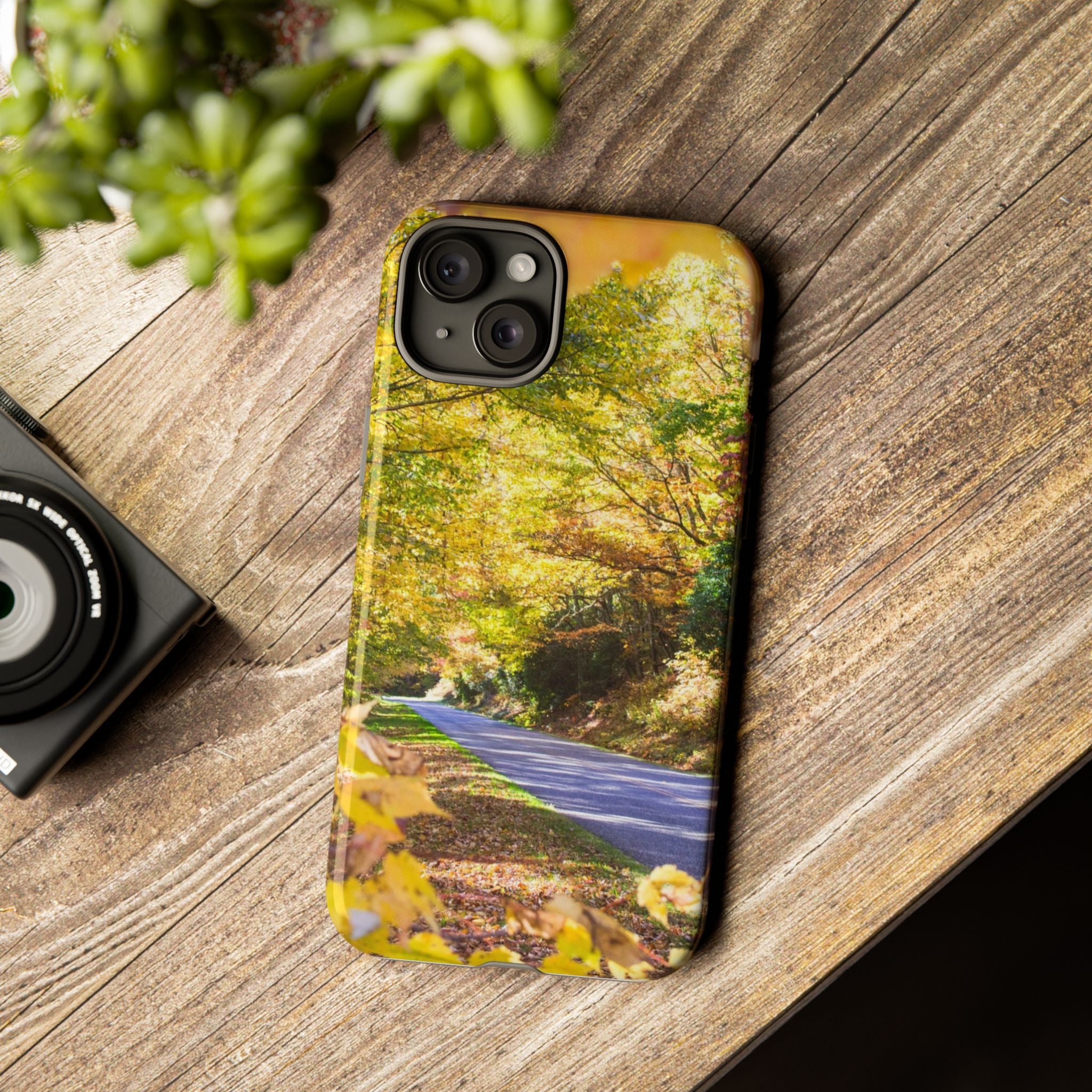 Autumn Landscape Phone Case - Nature Lover Gift, Fall Decor, Eco-Friendly Case, Phone Accessory for Hiking Enthusiasts