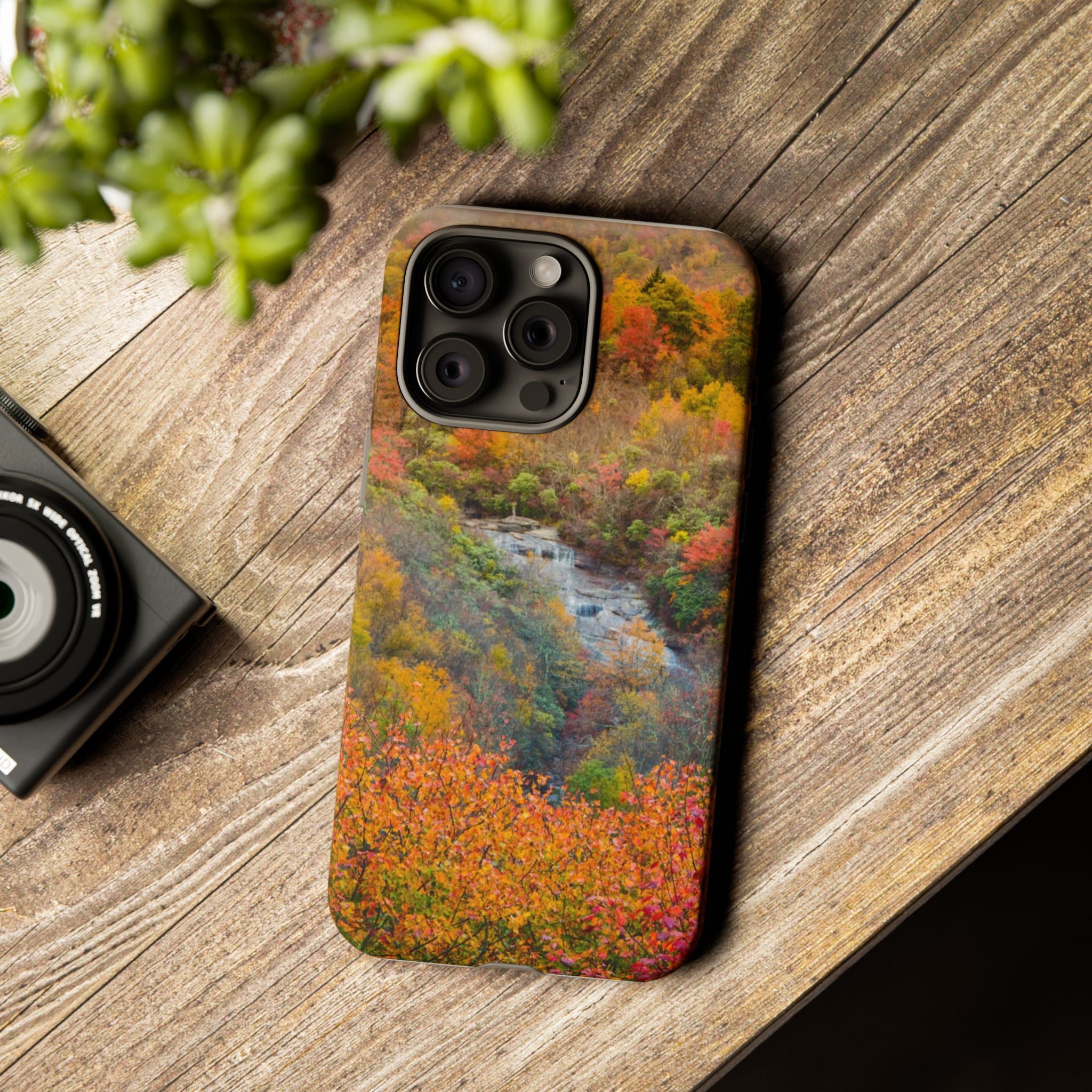 Nature-Inspired Phone Case, Tough Cases, Fall Landscape Design, Eco-Friendly, Protective Cover, Gifts for Nature Lovers