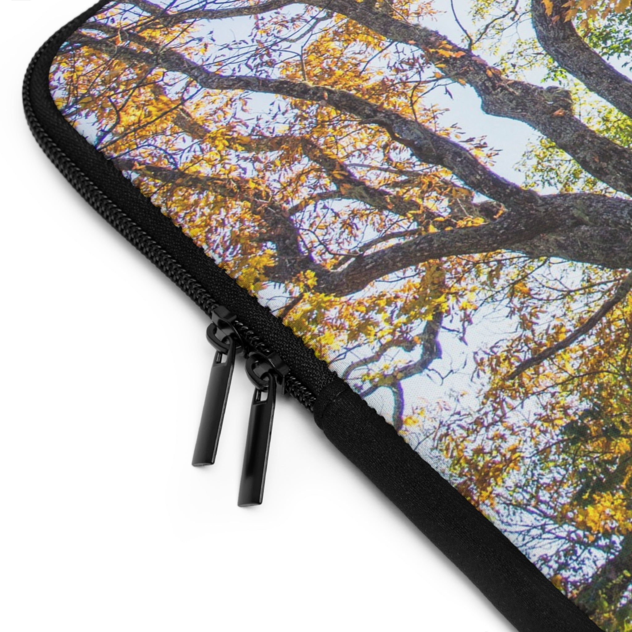Autumn Leaves Laptop Sleeve - Nature Inspired, Cozy Vibe, Tech Accessory, Gift for Students, Eco-Friendly Design, Fall Aesthetic