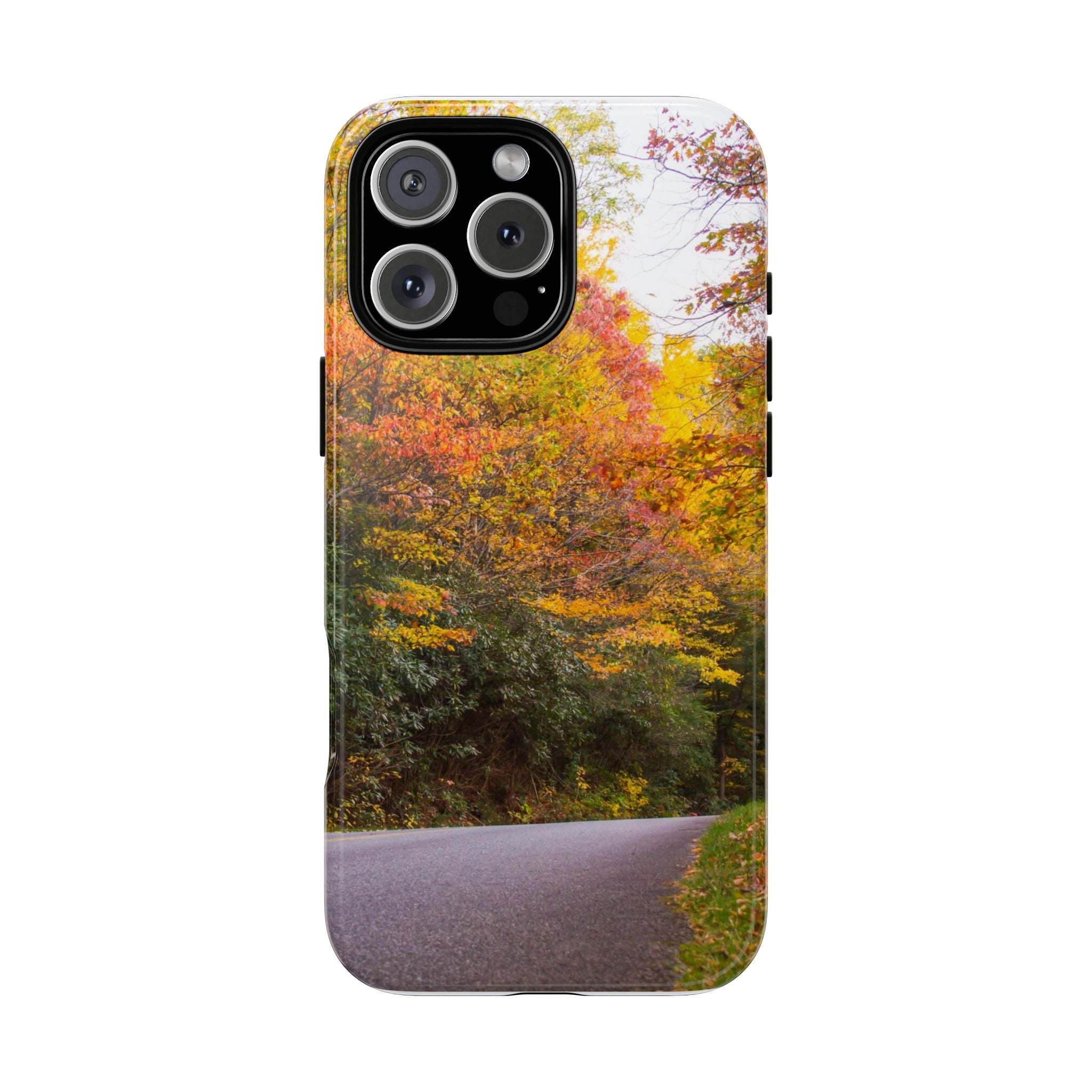 Fall Landscape Phone Case, Autumn iPhone Cover, Unique Tough Cases, Nature Lover Gift, Seasonal Phone Accessory, Eco-Friendly Design