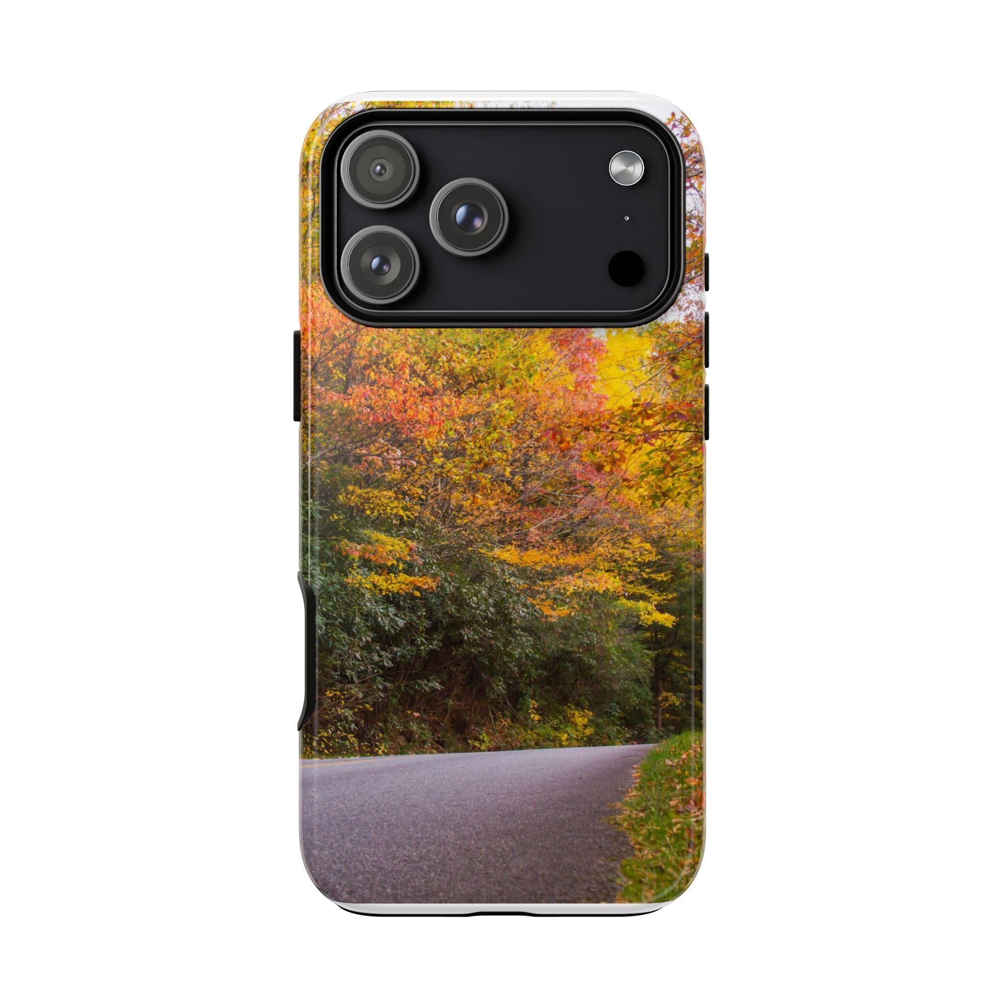 Fall Landscape Phone Case, Autumn iPhone Cover, Unique Tough Cases, Nature Lover Gift, Seasonal Phone Accessory, Eco-Friendly Design