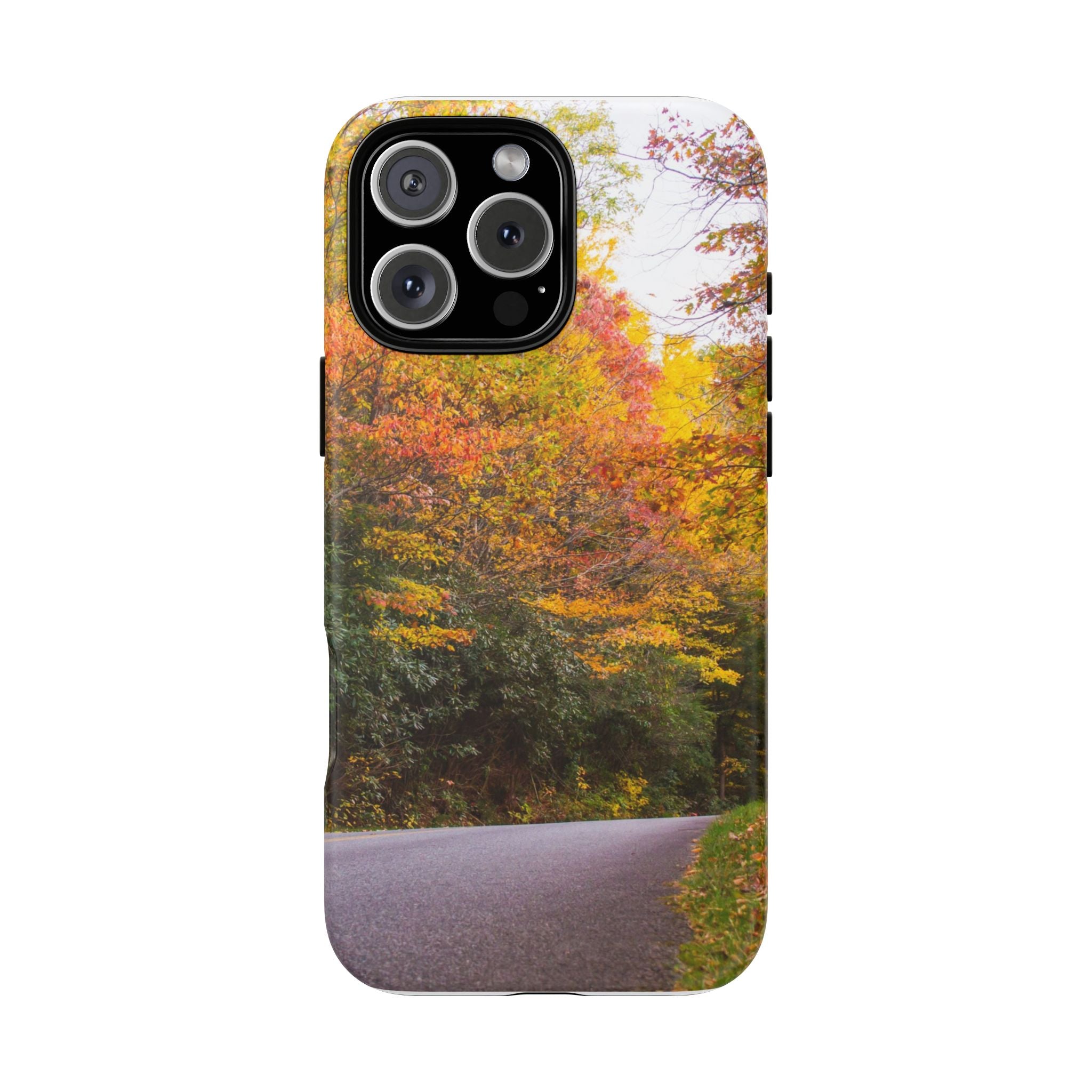 Fall Landscape Phone Case, Autumn iPhone Cover, Unique Tough Cases, Nature Lover Gift, Seasonal Phone Accessory, Eco-Friendly Design