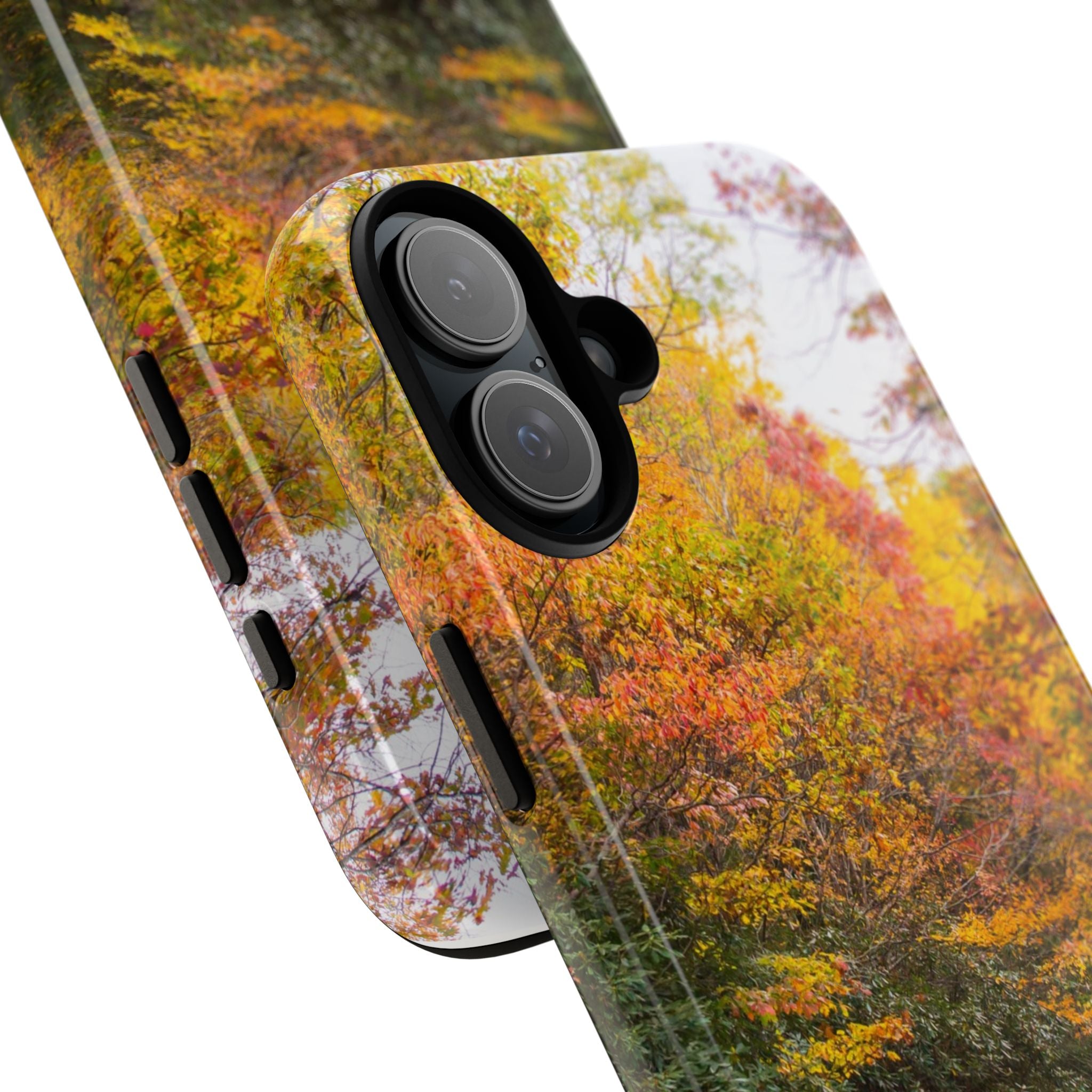 Fall Landscape Phone Case, Autumn iPhone Cover, Unique Tough Cases, Nature Lover Gift, Seasonal Phone Accessory, Eco-Friendly Design
