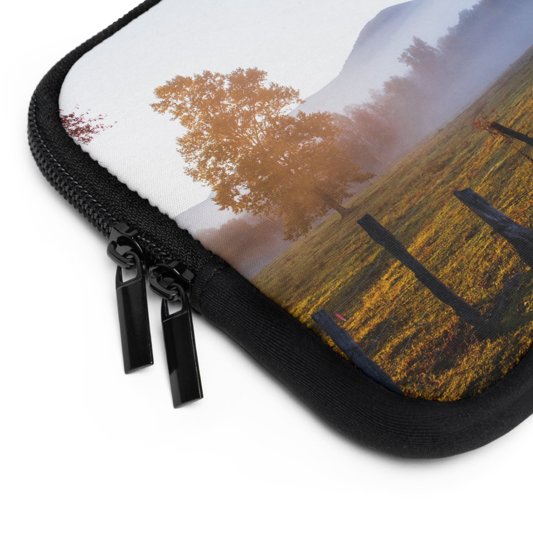 Serene Landscape Laptop Sleeve | Eco-friendly Tech Case, Nature Lover Gift, Back to School, Travel Companion, Stylish Protection