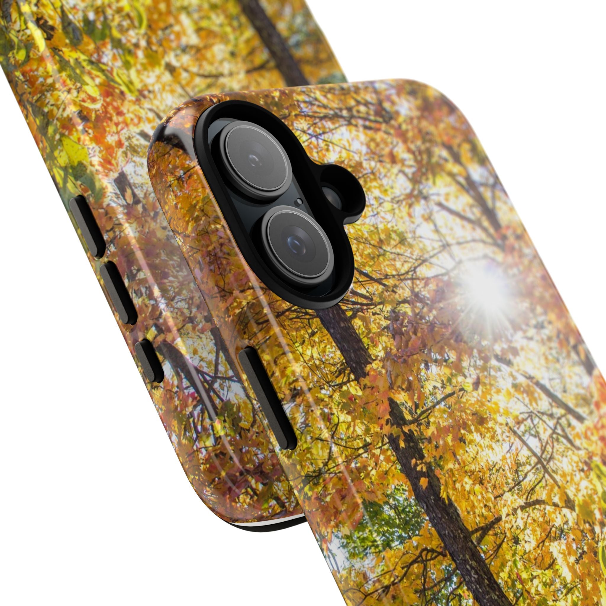 Autumn Forest Phone Case, Tough Cases for iPhone, Fall Vibes Accessories, Nature Lover Gift, Seasonal Phone Cover, Eco-Friendly Design