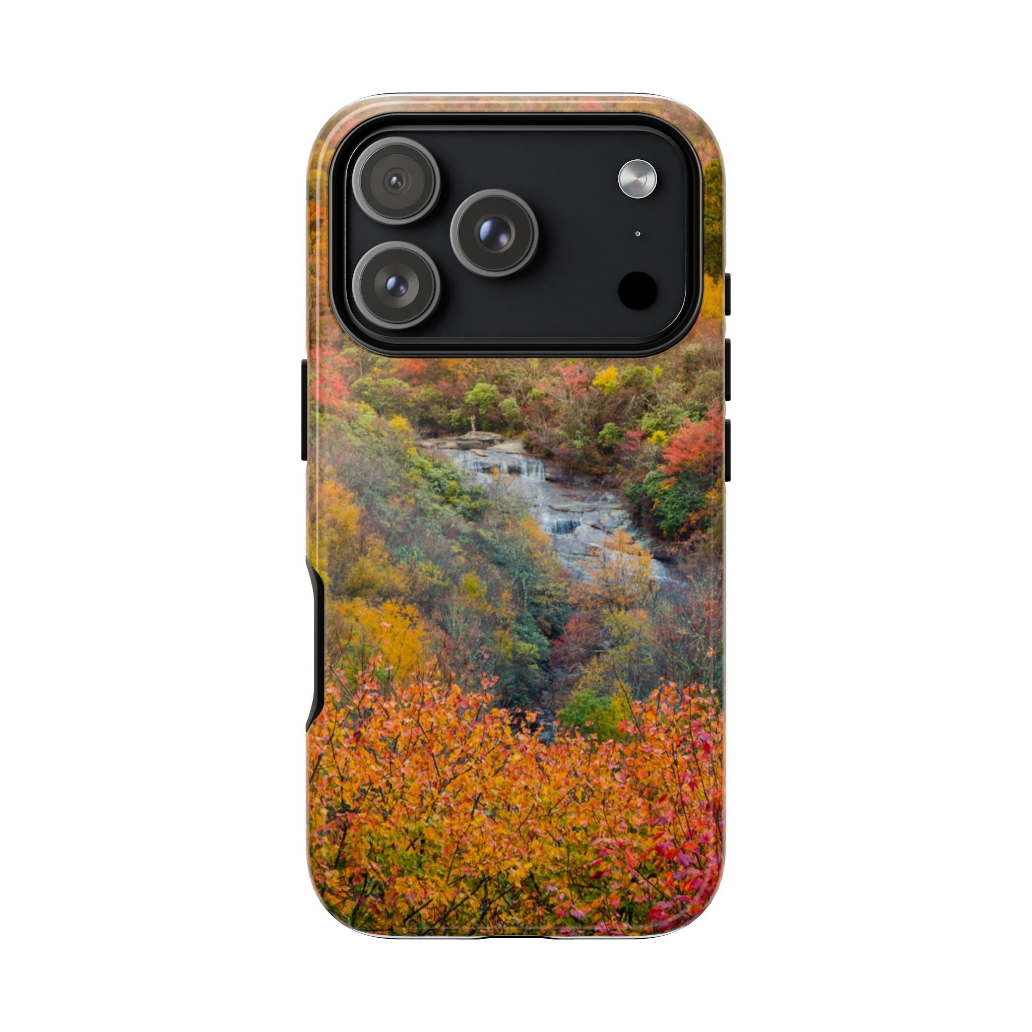 Nature-Inspired Phone Case, Tough Cases, Fall Landscape Design, Eco-Friendly, Protective Cover, Gifts for Nature Lovers
