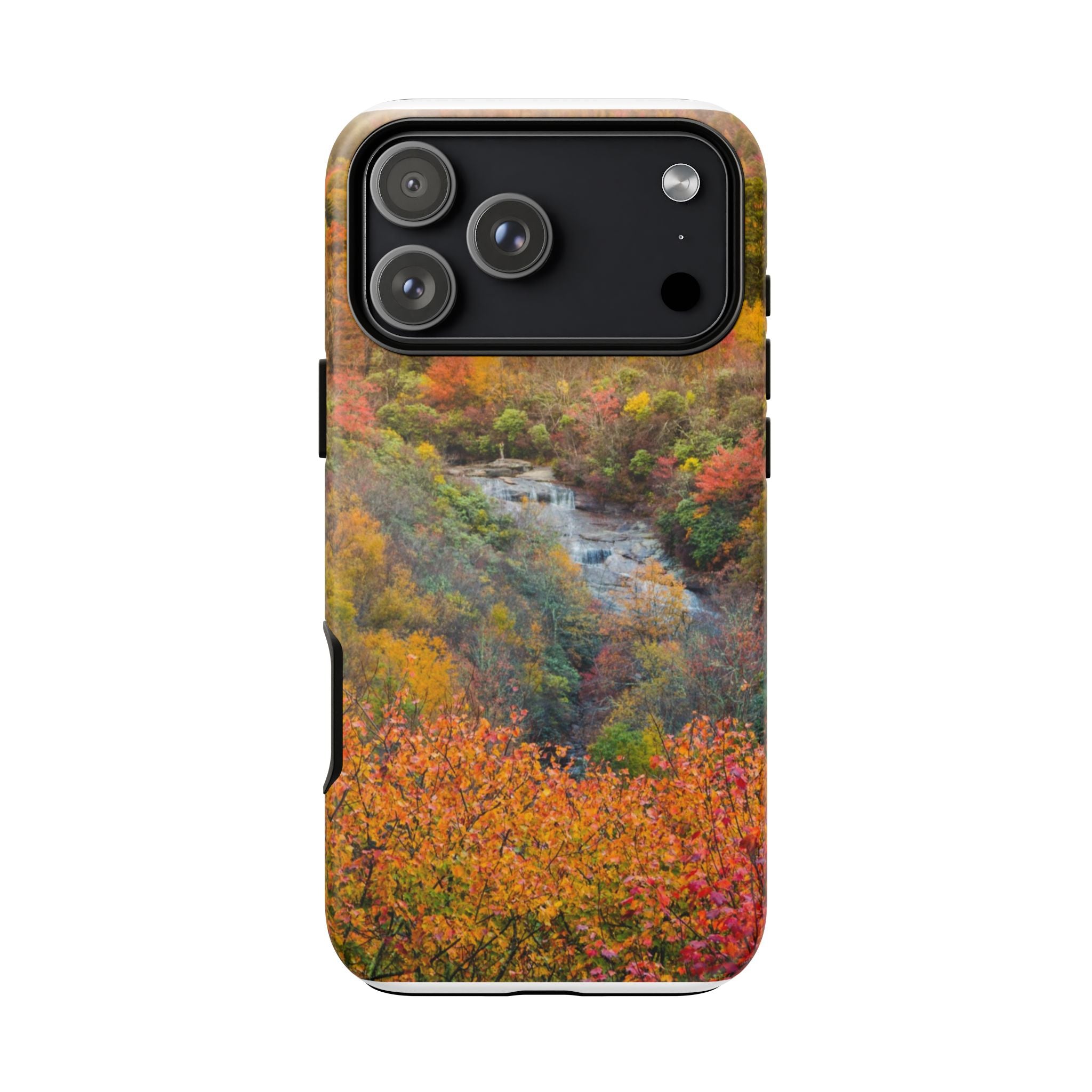 Nature-Inspired Phone Case, Tough Cases, Fall Landscape Design, Eco-Friendly, Protective Cover, Gifts for Nature Lovers