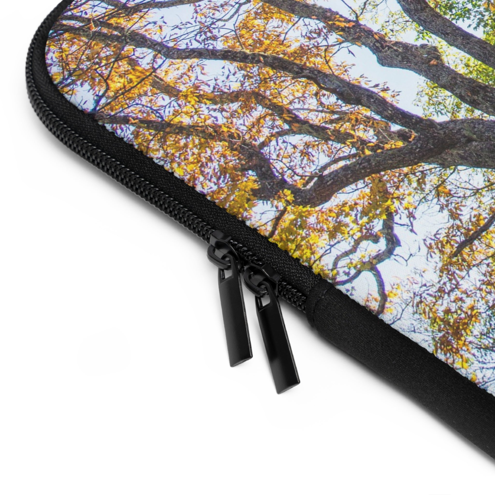 Autumn Leaves Laptop Sleeve - Nature Inspired, Cozy Vibe, Tech Accessory, Gift for Students, Eco-Friendly Design, Fall Aesthetic