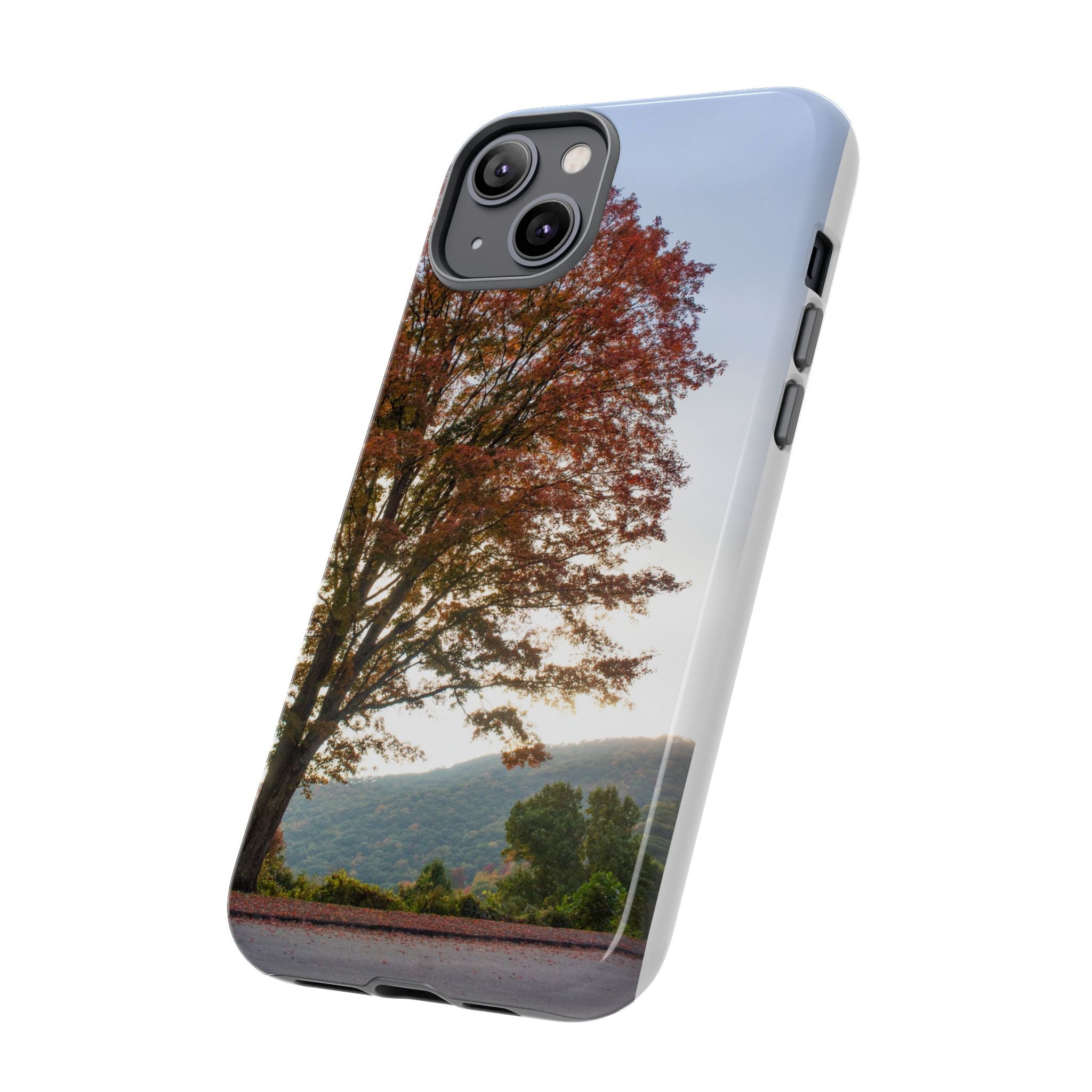 Fall Tree Phone Case, Autumn Phone Cover, Nature Lover Gift, iPhone Case, Custom Tough Cases