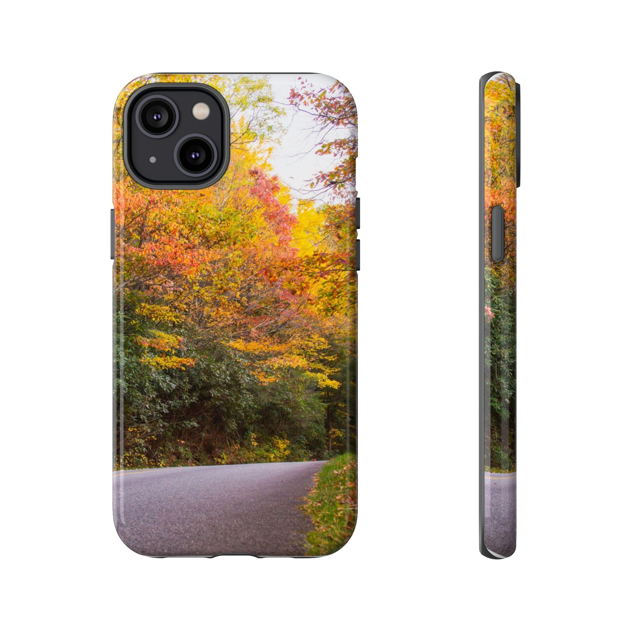 Fall Landscape Phone Case, Autumn iPhone Cover, Unique Tough Cases, Nature Lover Gift, Seasonal Phone Accessory, Eco-Friendly Design