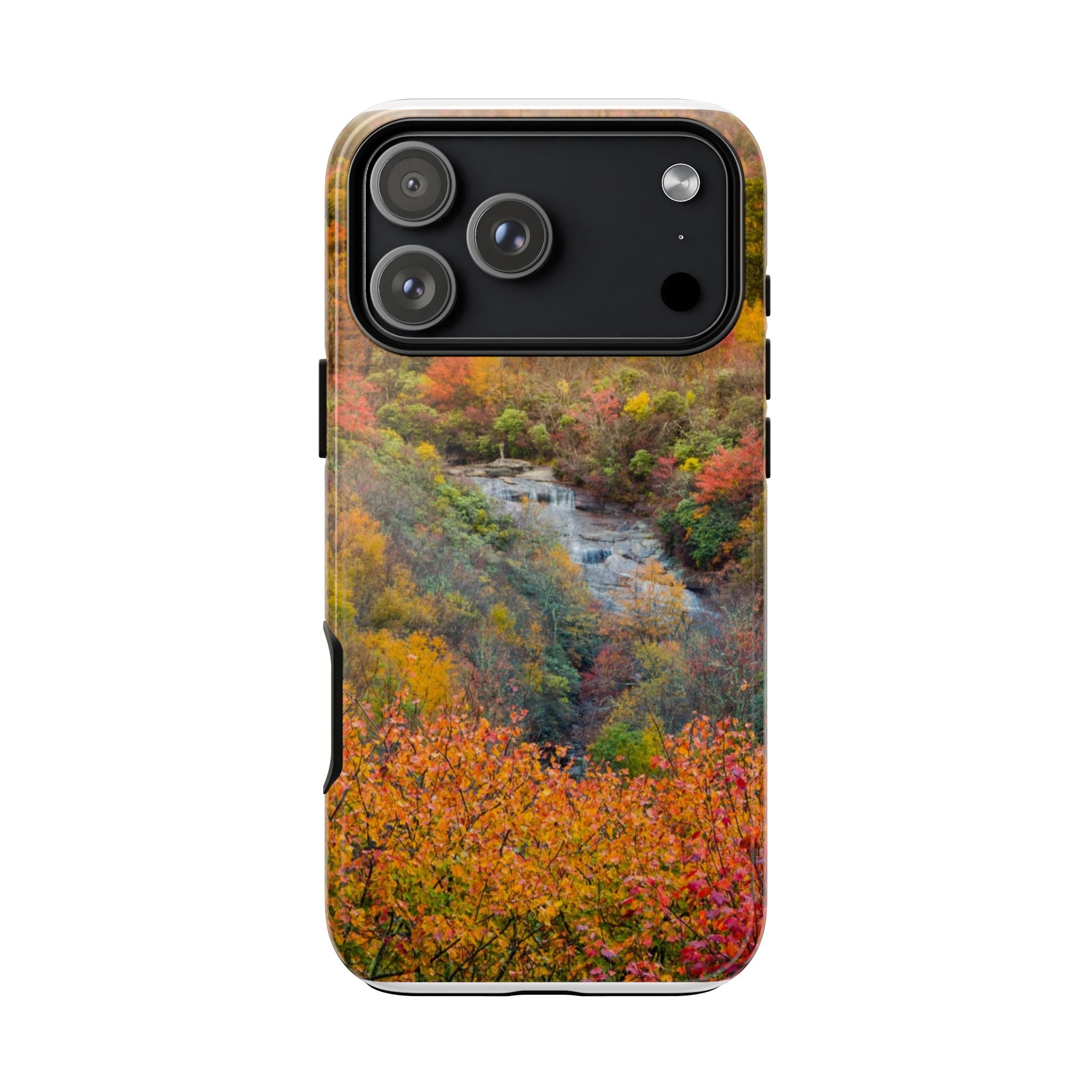 Nature-Inspired Phone Case, Tough Cases, Fall Landscape Design, Eco-Friendly, Protective Cover, Gifts for Nature Lovers