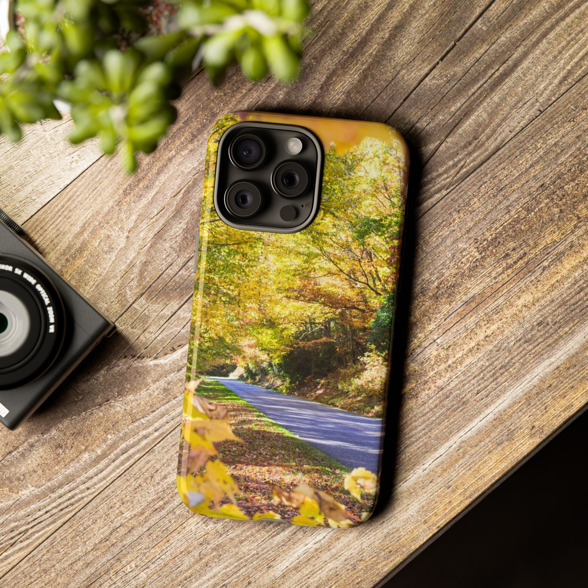 Autumn Landscape Phone Case - Nature Lover Gift, Fall Decor, Eco-Friendly Case, Phone Accessory for Hiking Enthusiasts
