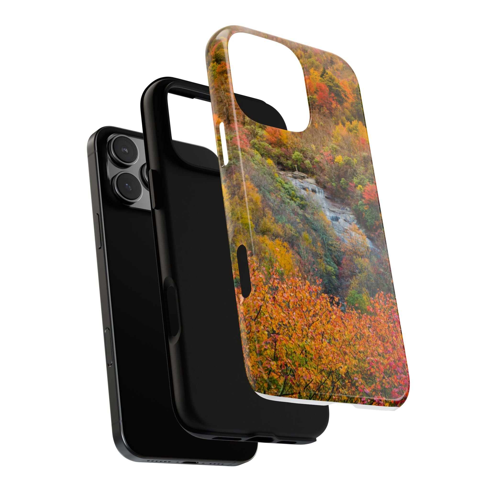 Nature-Inspired Phone Case, Tough Cases, Fall Landscape Design, Eco-Friendly, Protective Cover, Gifts for Nature Lovers