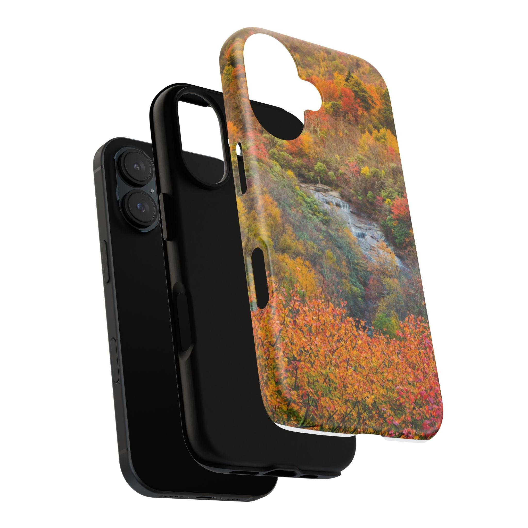 Nature-Inspired Phone Case, Tough Cases, Fall Landscape Design, Eco-Friendly, Protective Cover, Gifts for Nature Lovers