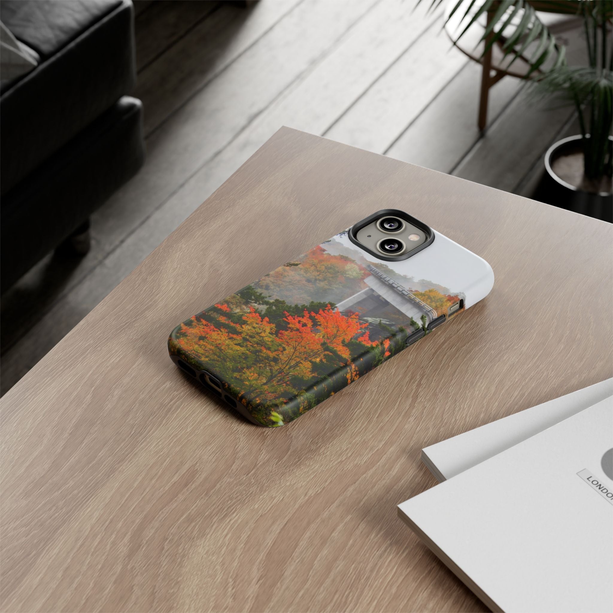 Autumn Landscape Phone Case, Fall Phone Cover, Tough Cases, Nature Lover Gift, Seasonal Decor