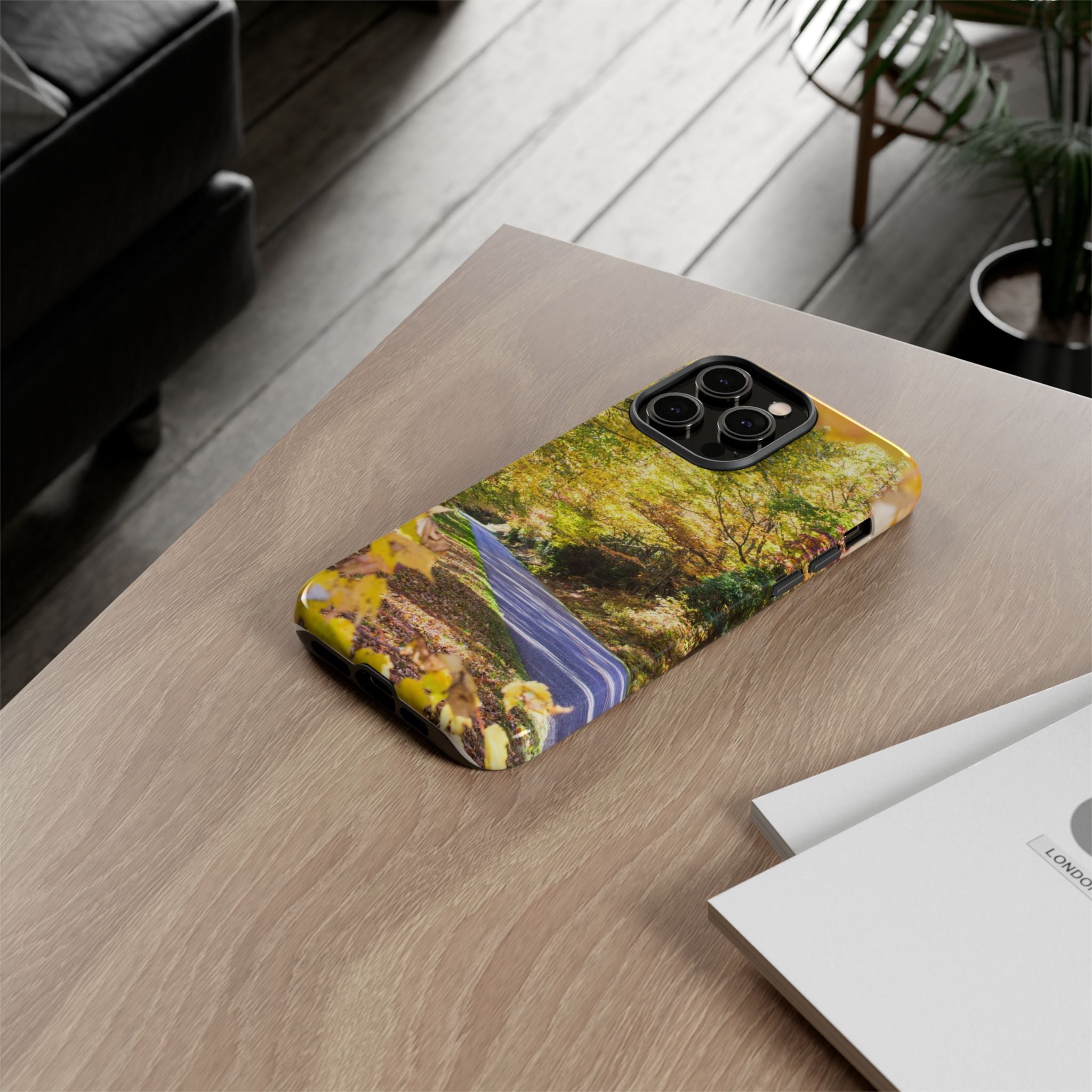 Autumn Landscape Phone Case - Nature Lover Gift, Fall Decor, Eco-Friendly Case, Phone Accessory for Hiking Enthusiasts