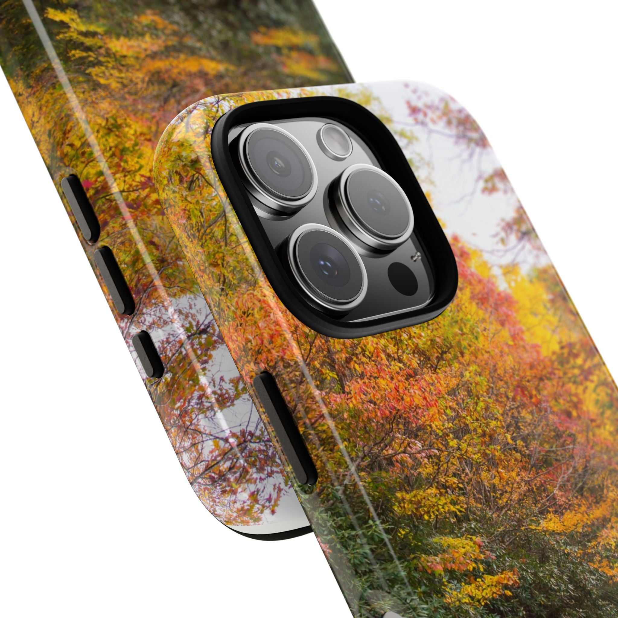 Fall Landscape Phone Case, Autumn iPhone Cover, Unique Tough Cases, Nature Lover Gift, Seasonal Phone Accessory, Eco-Friendly Design