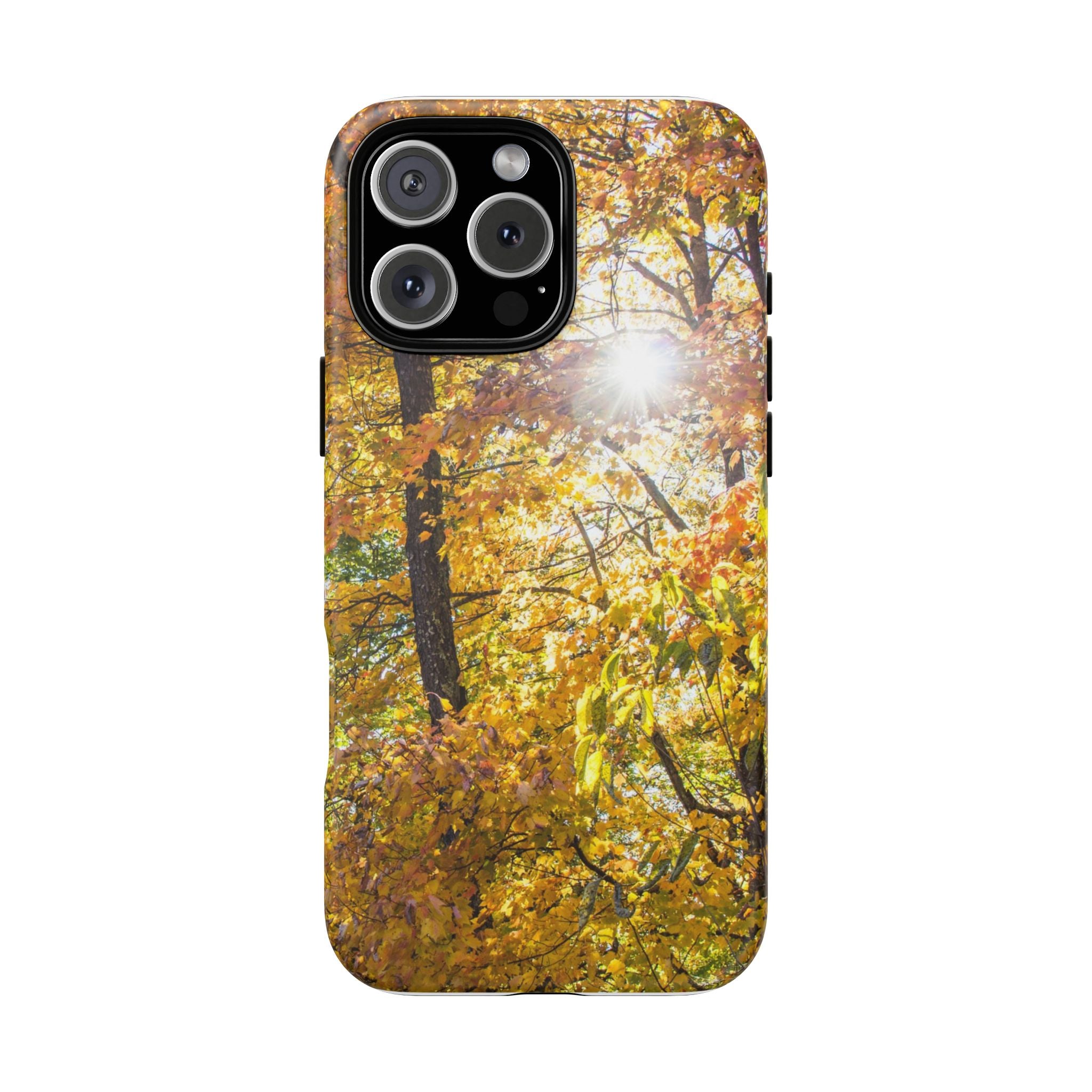 Autumn Forest Phone Case, Tough Cases for iPhone, Fall Vibes Accessories, Nature Lover Gift, Seasonal Phone Cover, Eco-Friendly Design