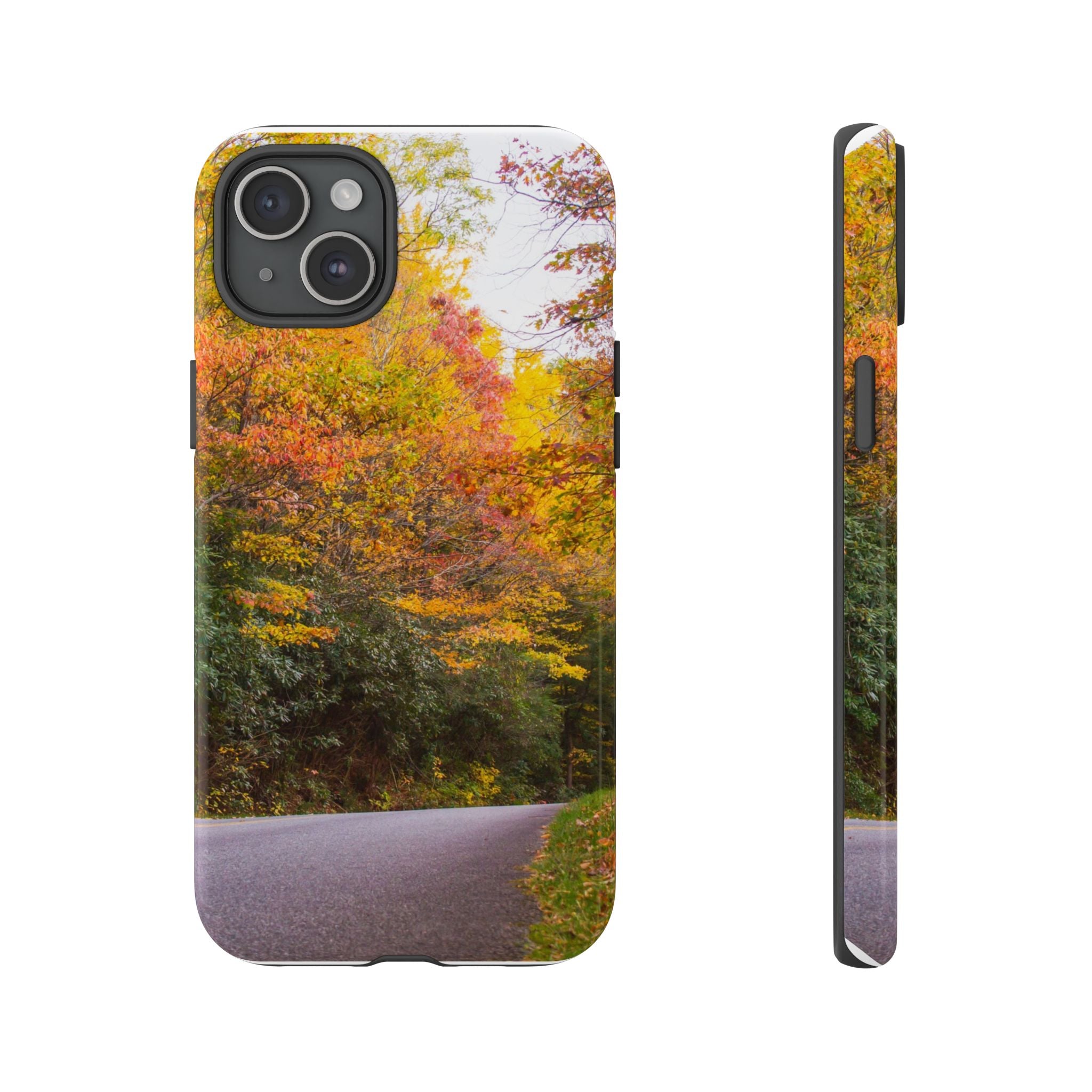 Fall Landscape Phone Case, Autumn iPhone Cover, Unique Tough Cases, Nature Lover Gift, Seasonal Phone Accessory, Eco-Friendly Design