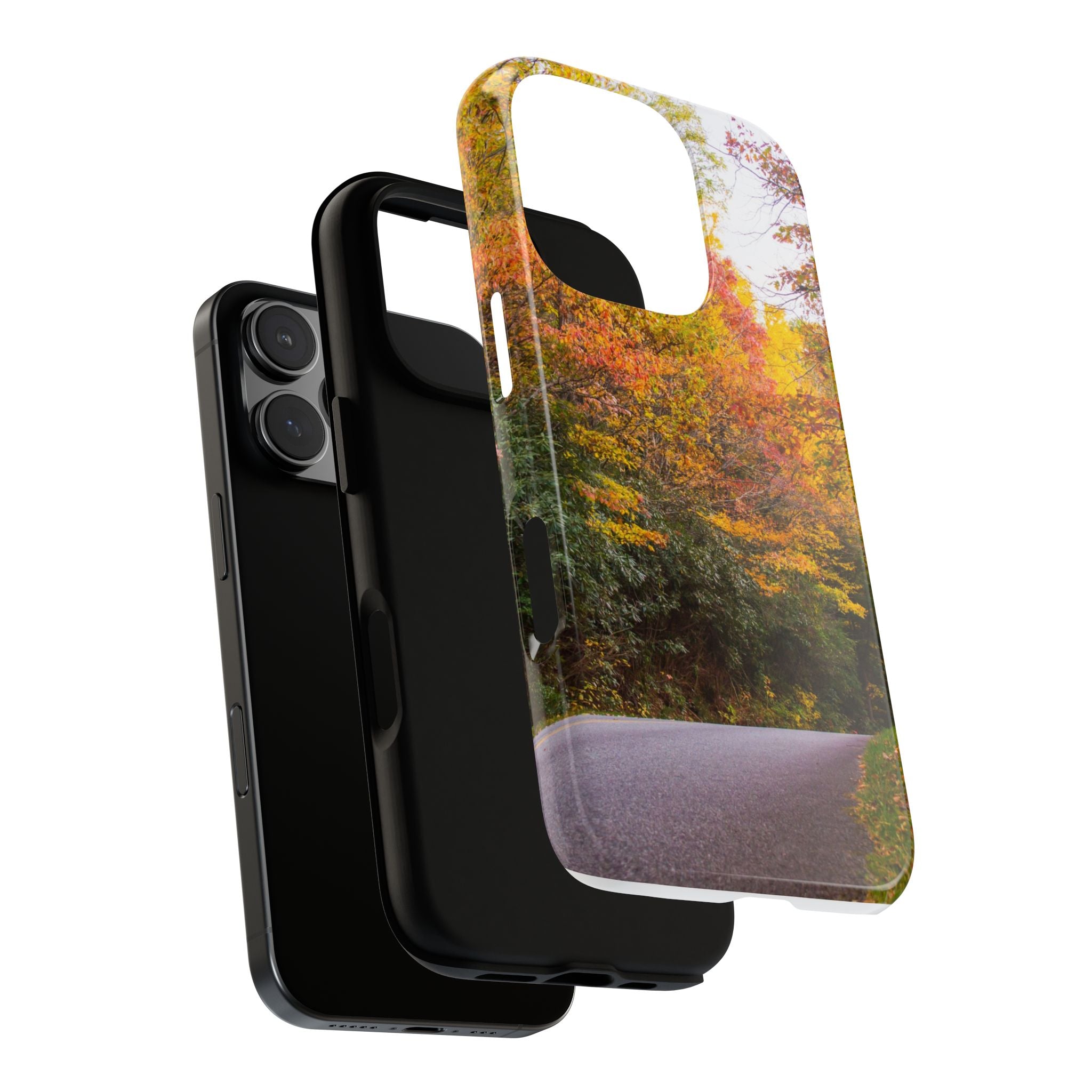 Fall Landscape Phone Case, Autumn iPhone Cover, Unique Tough Cases, Nature Lover Gift, Seasonal Phone Accessory, Eco-Friendly Design