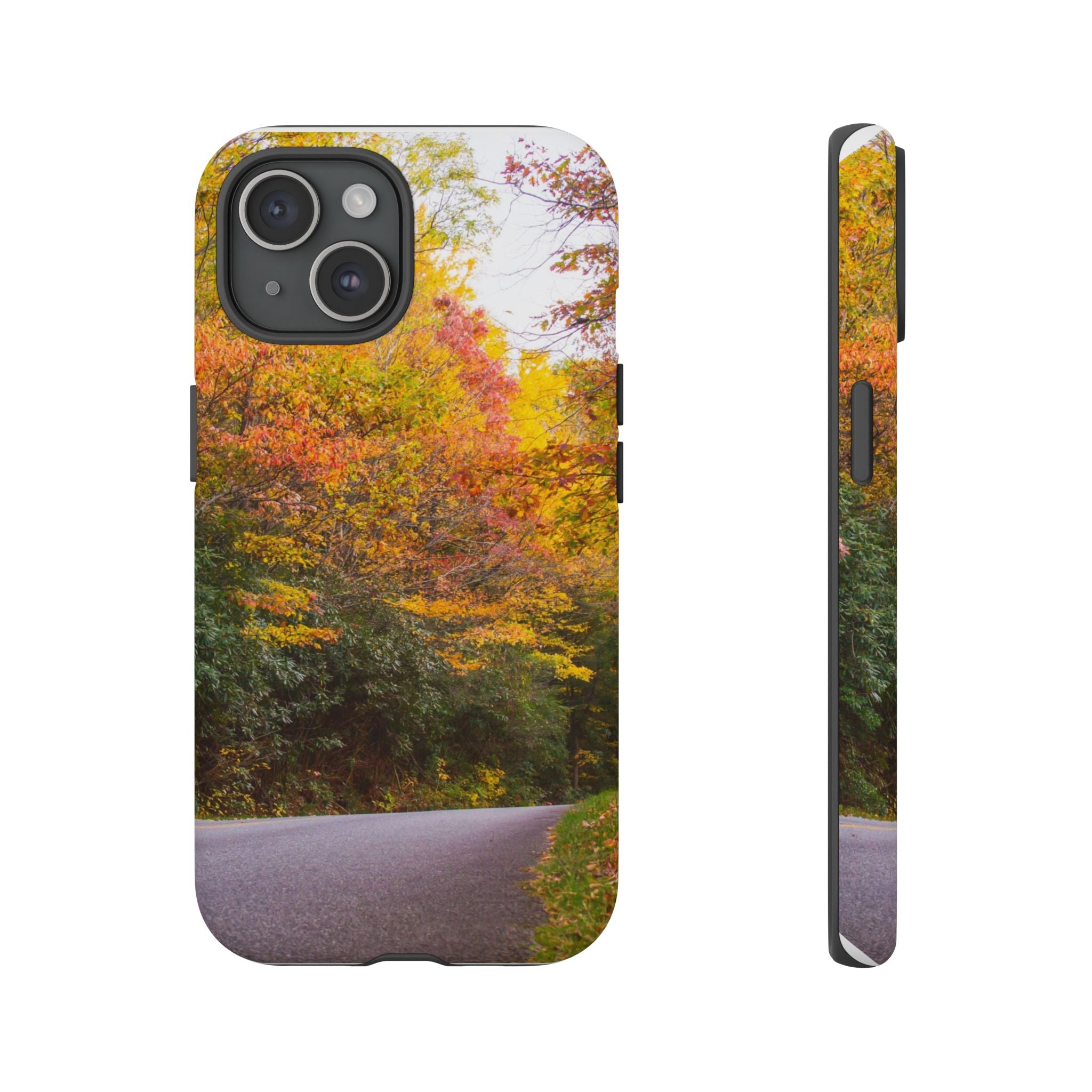 Fall Landscape Phone Case, Autumn iPhone Cover, Unique Tough Cases, Nature Lover Gift, Seasonal Phone Accessory, Eco-Friendly Design