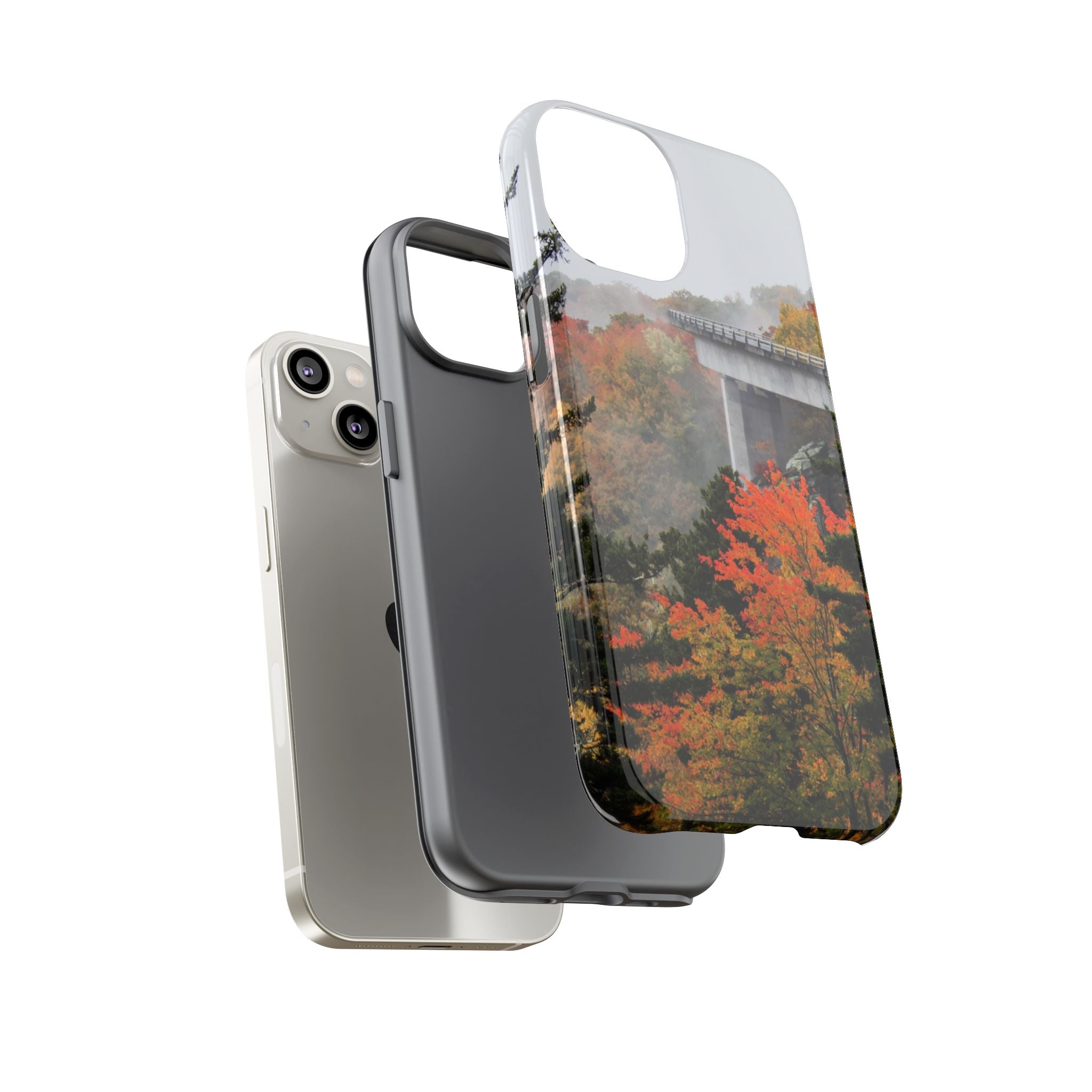Autumn Landscape Phone Case, Fall Phone Cover, Tough Cases, Nature Lover Gift, Seasonal Decor