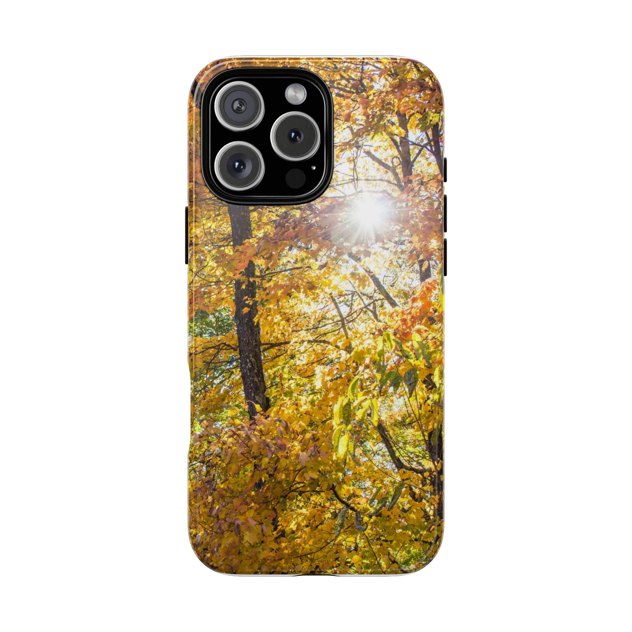 Autumn Forest Phone Case, Tough Cases for iPhone, Fall Vibes Accessories, Nature Lover Gift, Seasonal Phone Cover, Eco-Friendly Design