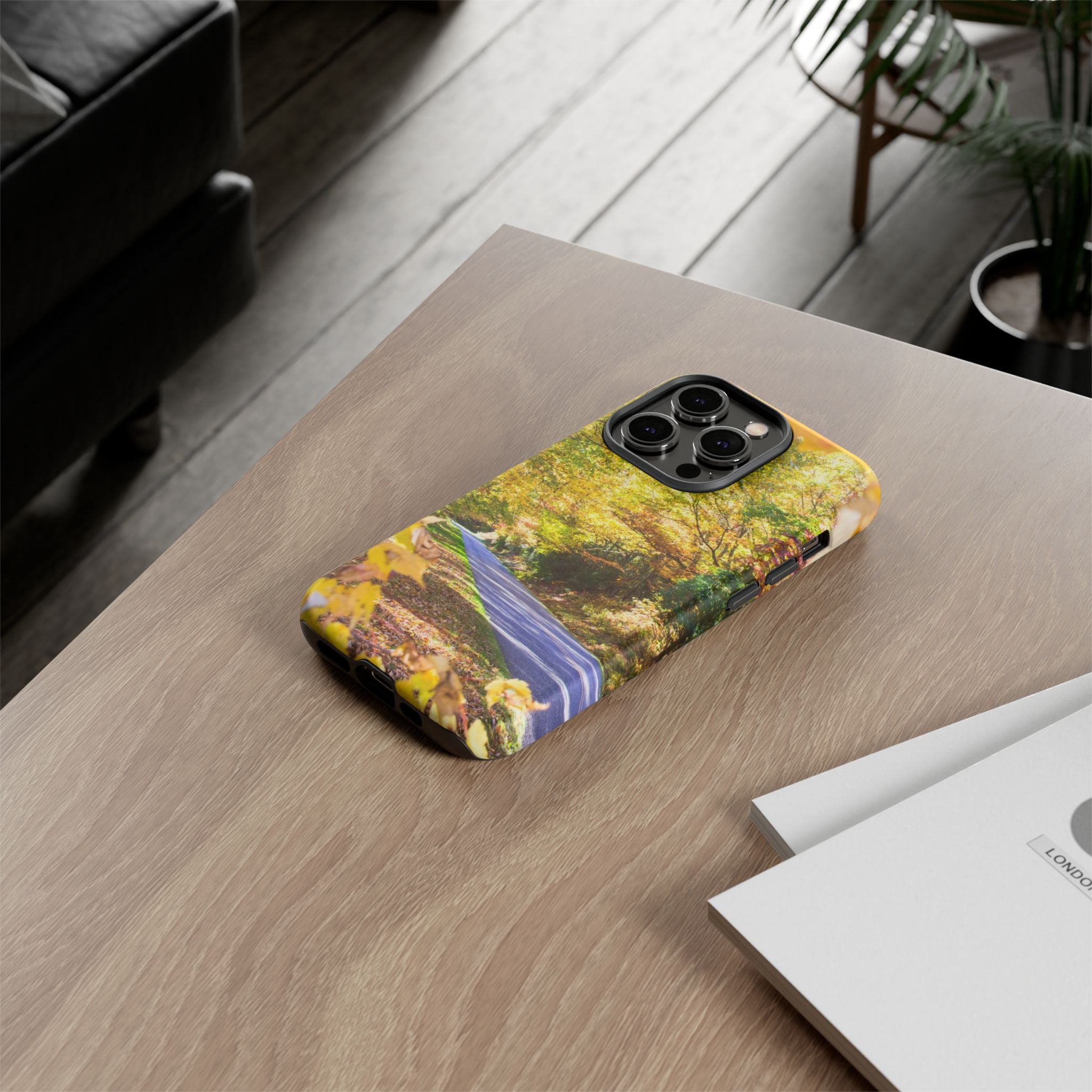 Autumn Landscape Phone Case - Nature Lover Gift, Fall Decor, Eco-Friendly Case, Phone Accessory for Hiking Enthusiasts