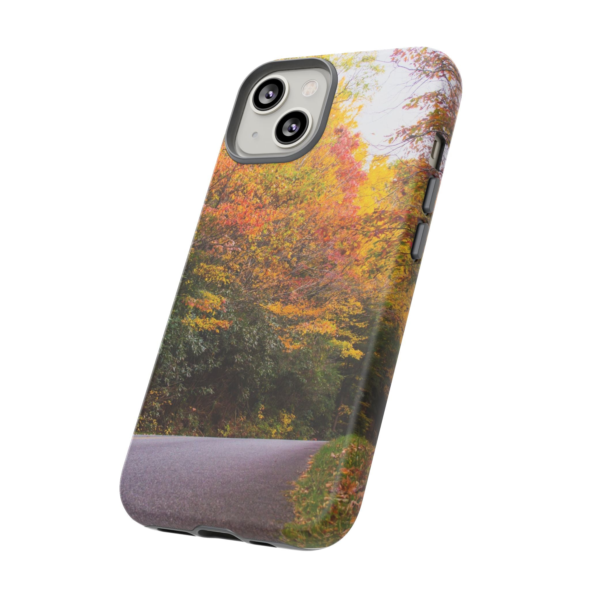 Fall Landscape Phone Case, Autumn iPhone Cover, Unique Tough Cases, Nature Lover Gift, Seasonal Phone Accessory, Eco-Friendly Design
