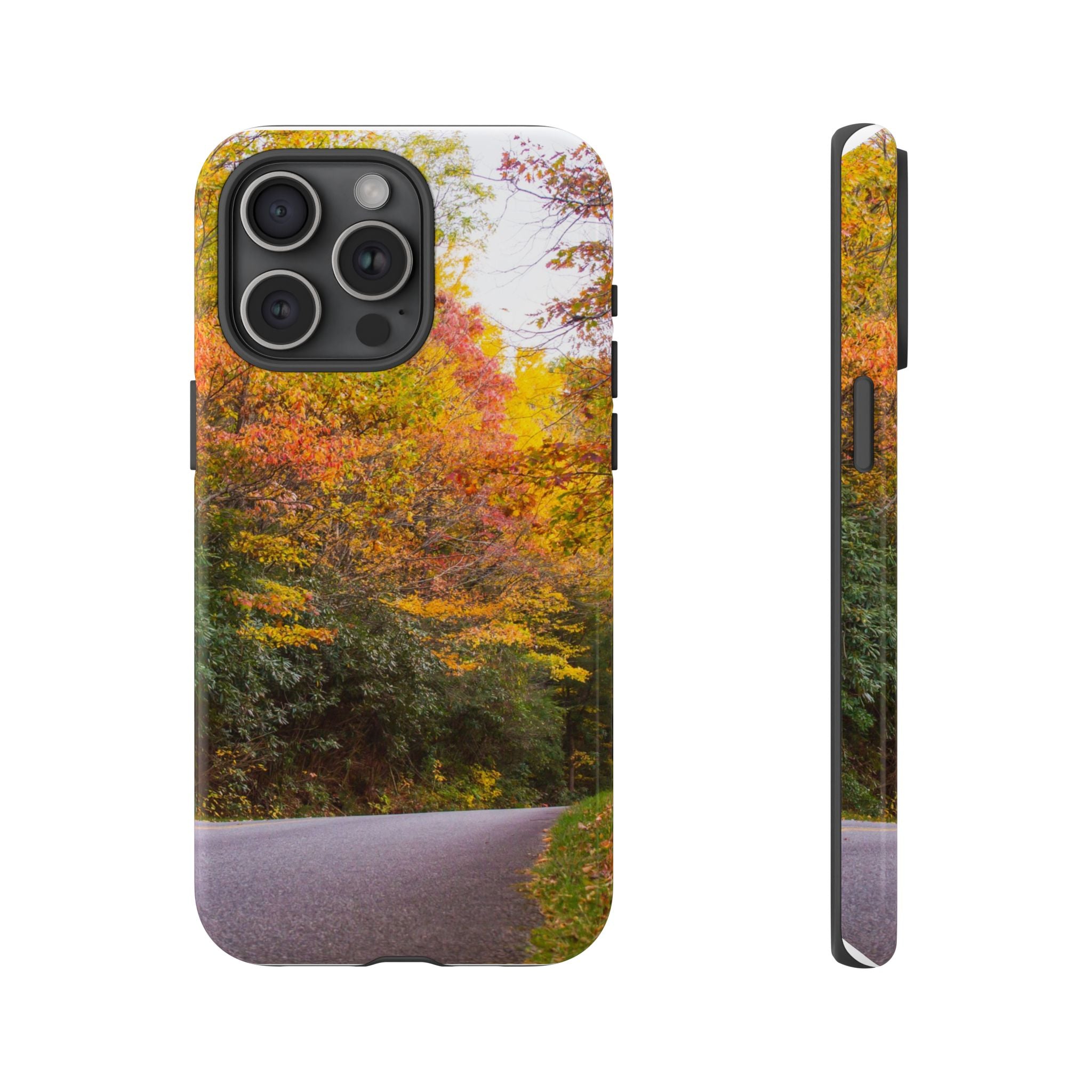 Fall Landscape Phone Case, Autumn iPhone Cover, Unique Tough Cases, Nature Lover Gift, Seasonal Phone Accessory, Eco-Friendly Design